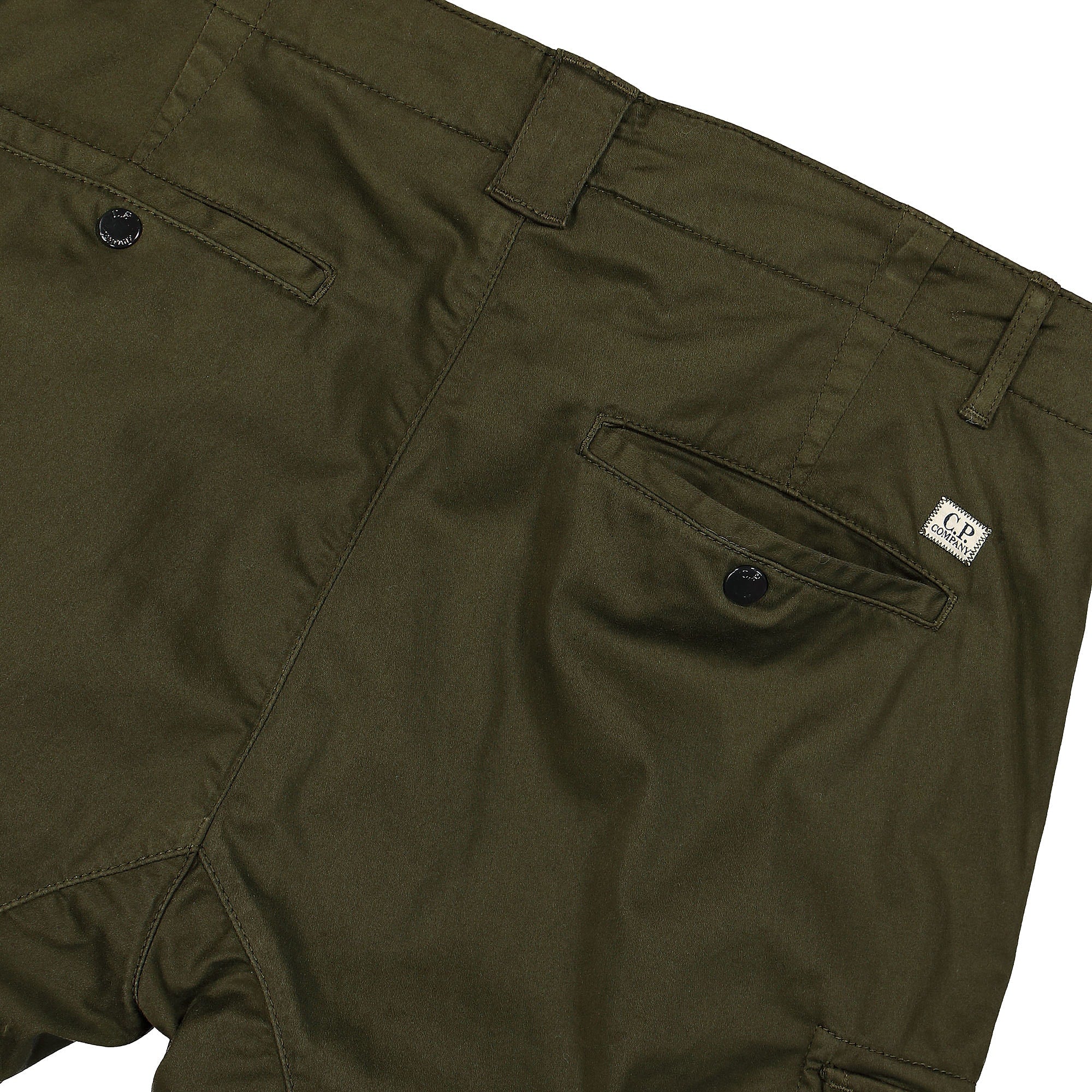 Stretch Sateen Cargo Shorts - Image 4