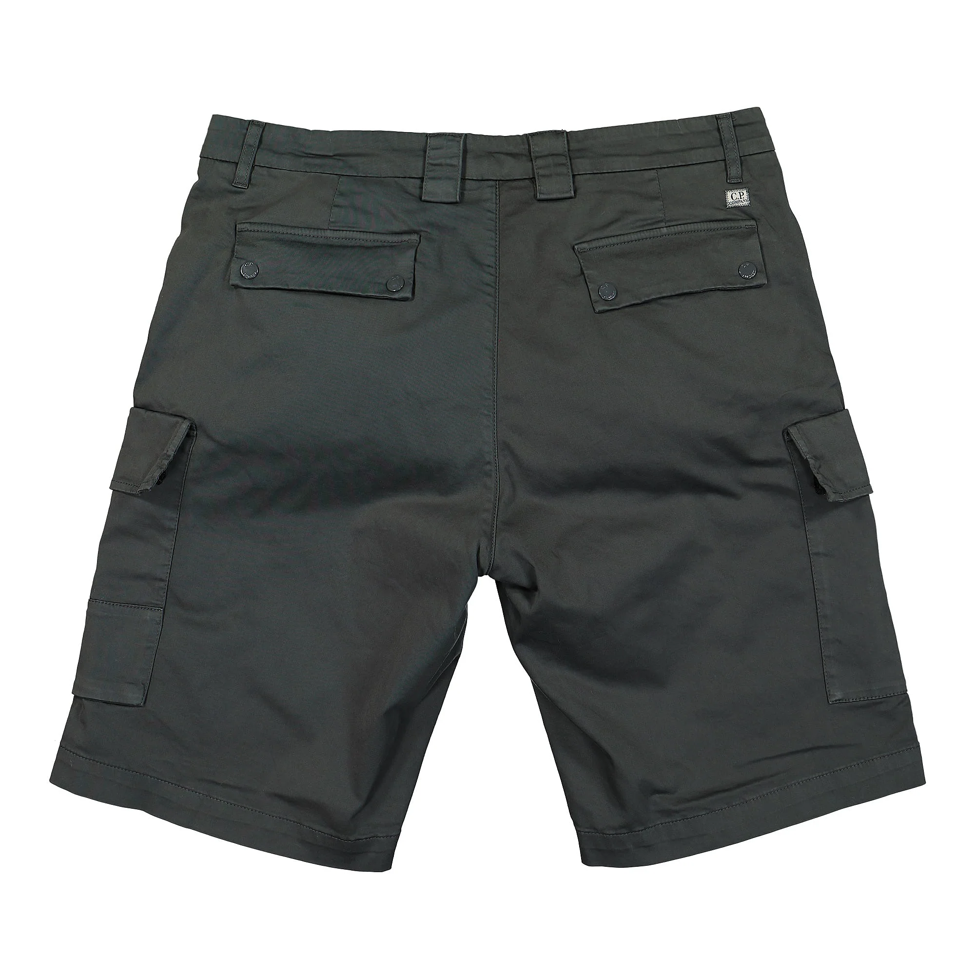 Stretch Sateen Cargo Shorts - Image 2