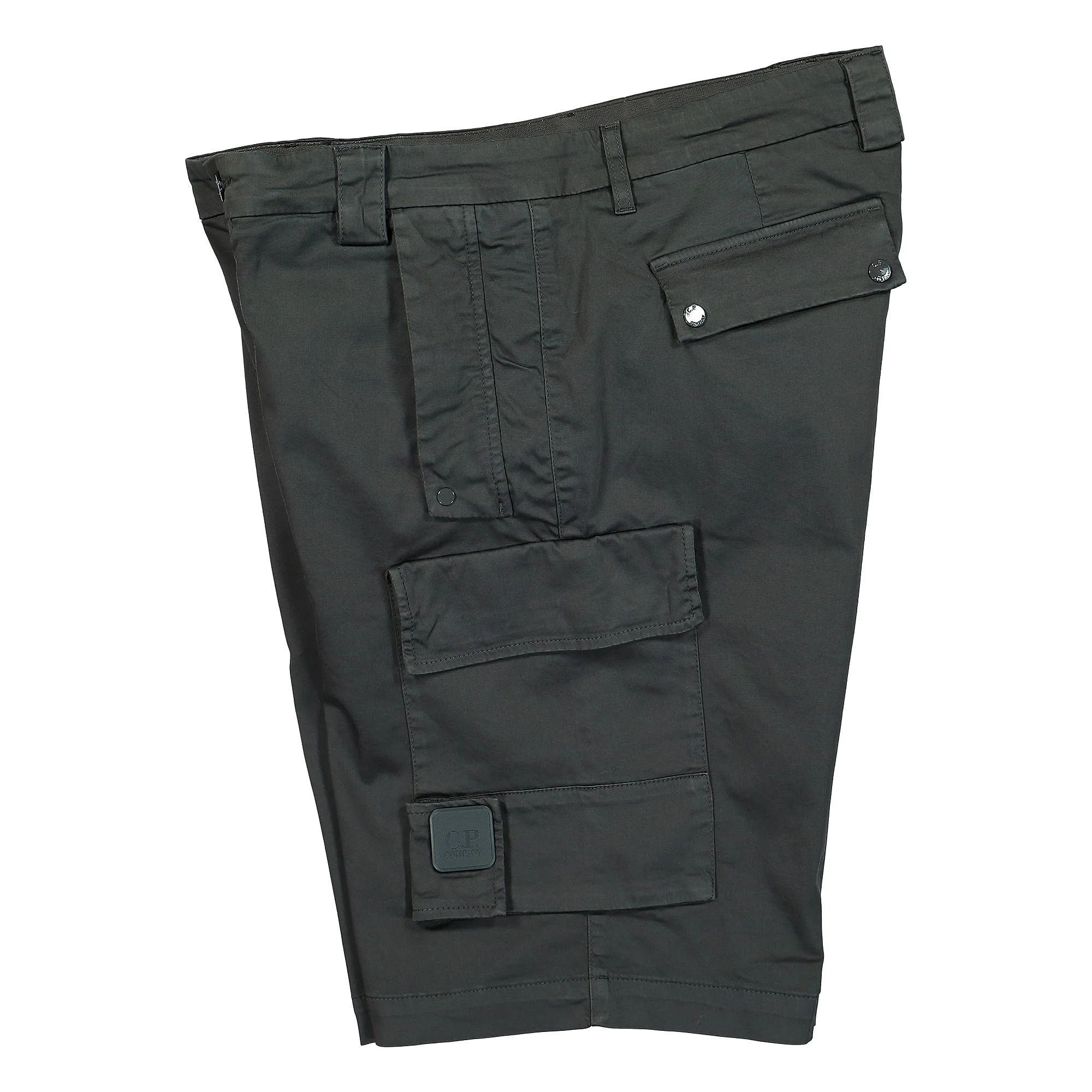 Stretch Sateen Cargo Shorts - Image 3
