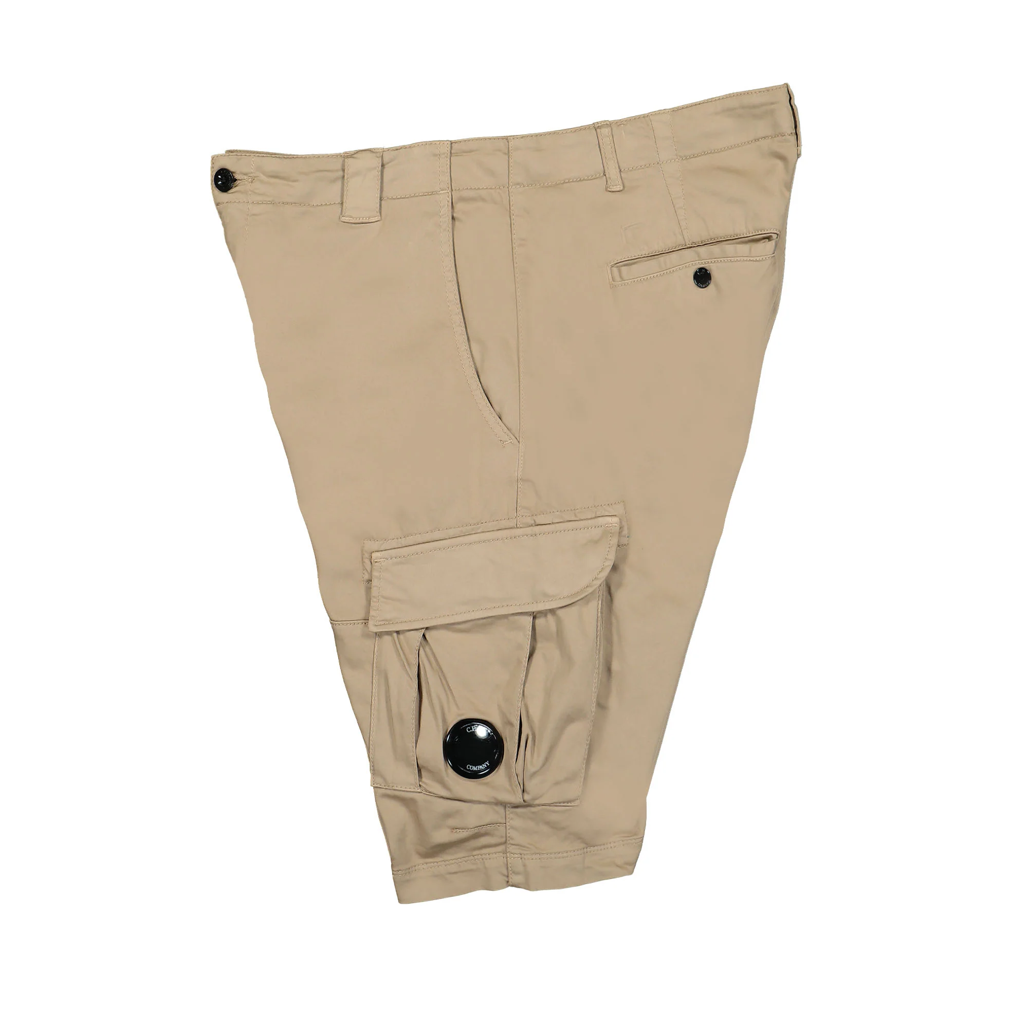 Stretch Sateen Cargo Shorts - Image 3