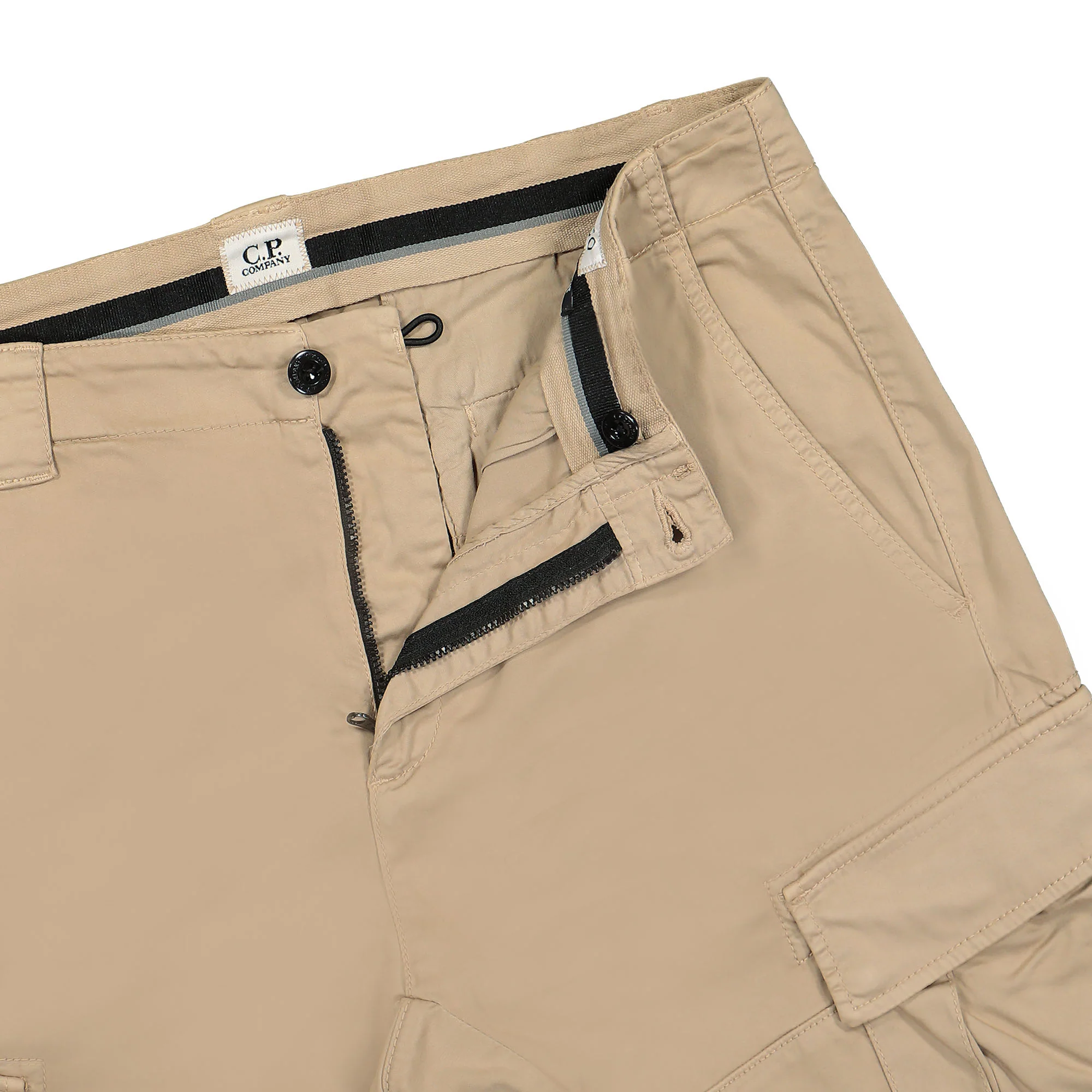 Stretch Sateen Lens Cargo Pants - Image 5