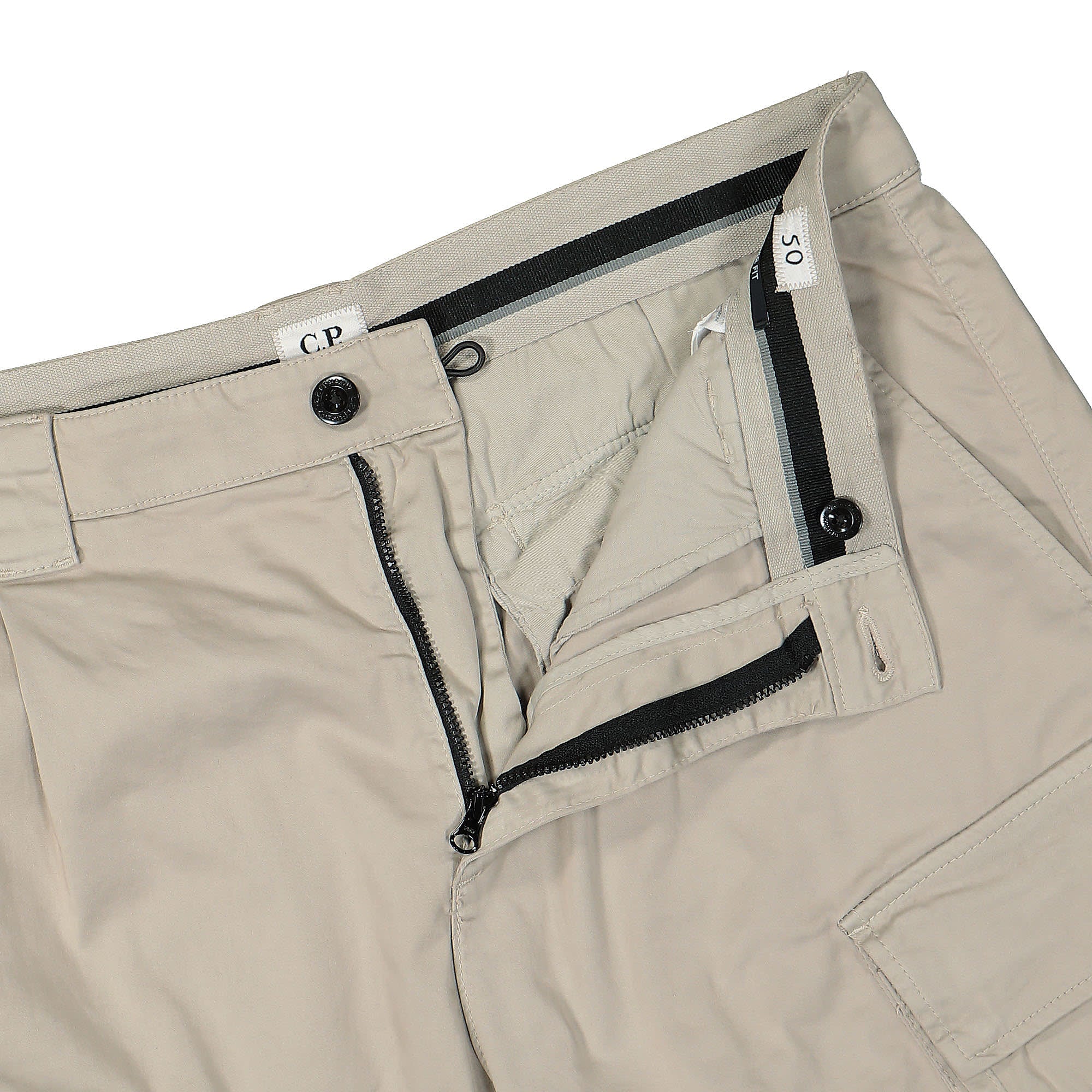 Stretch Sateen Loose Cargo Pants - Image 4