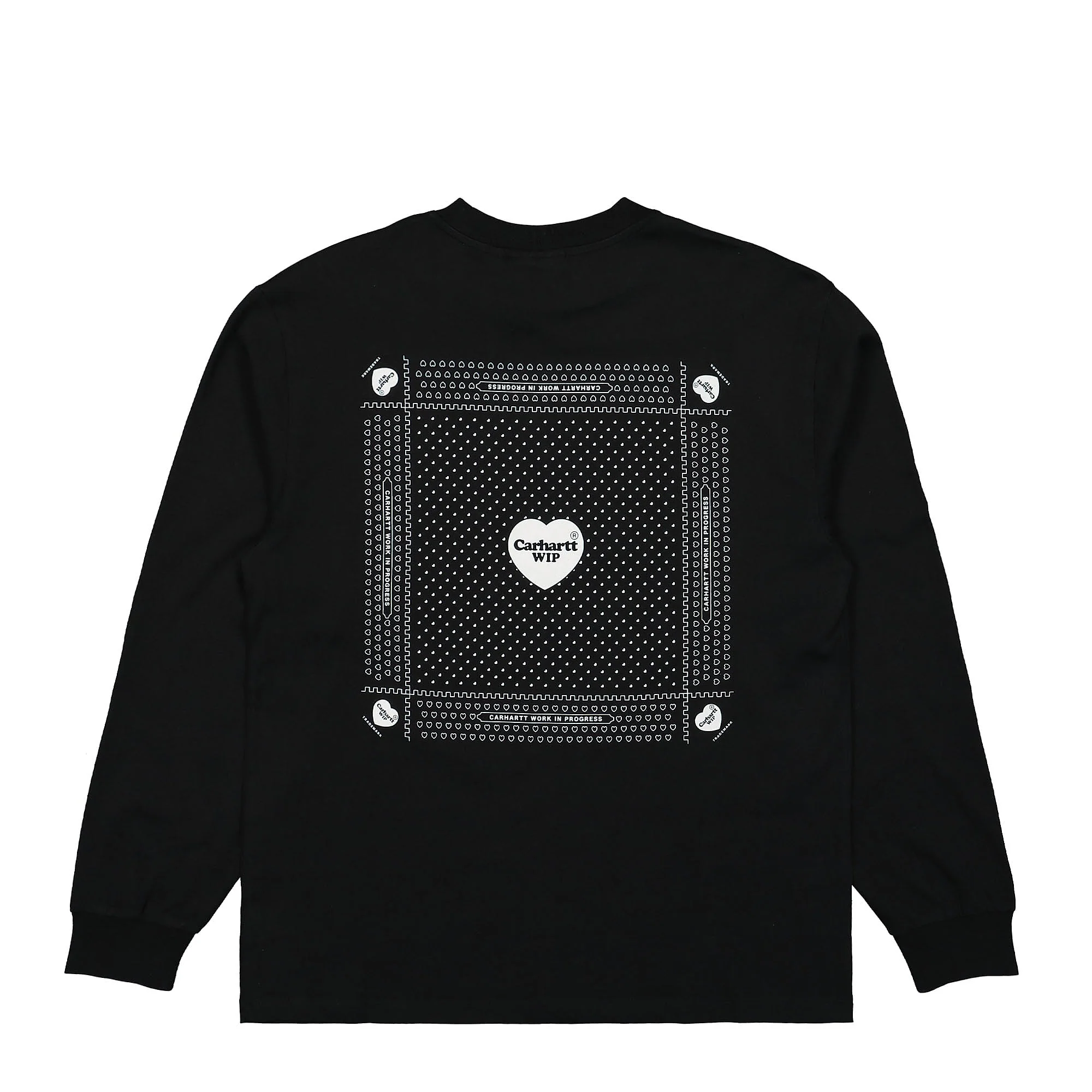W L/S Heart Bandana T-Shirt - Image 3