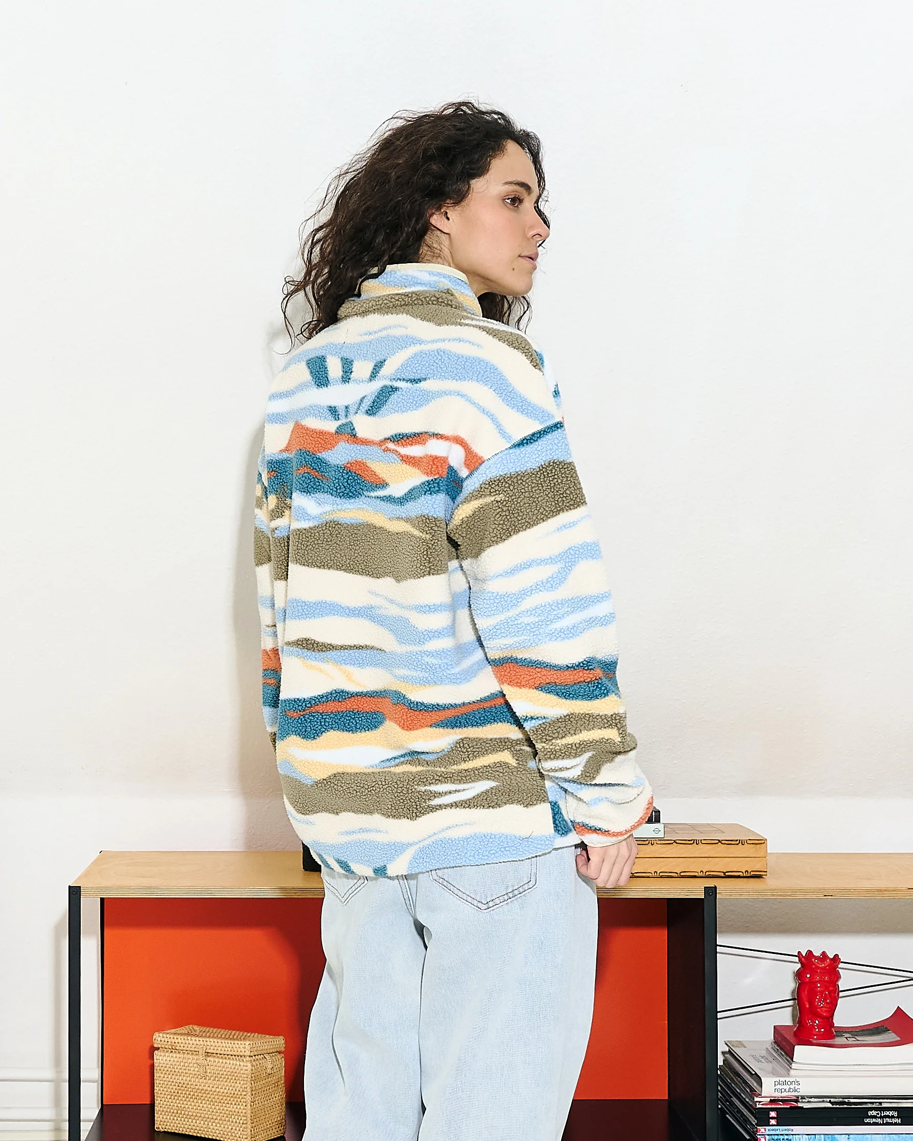 Helvetia II Printed Half Snap Fleece - Image 4