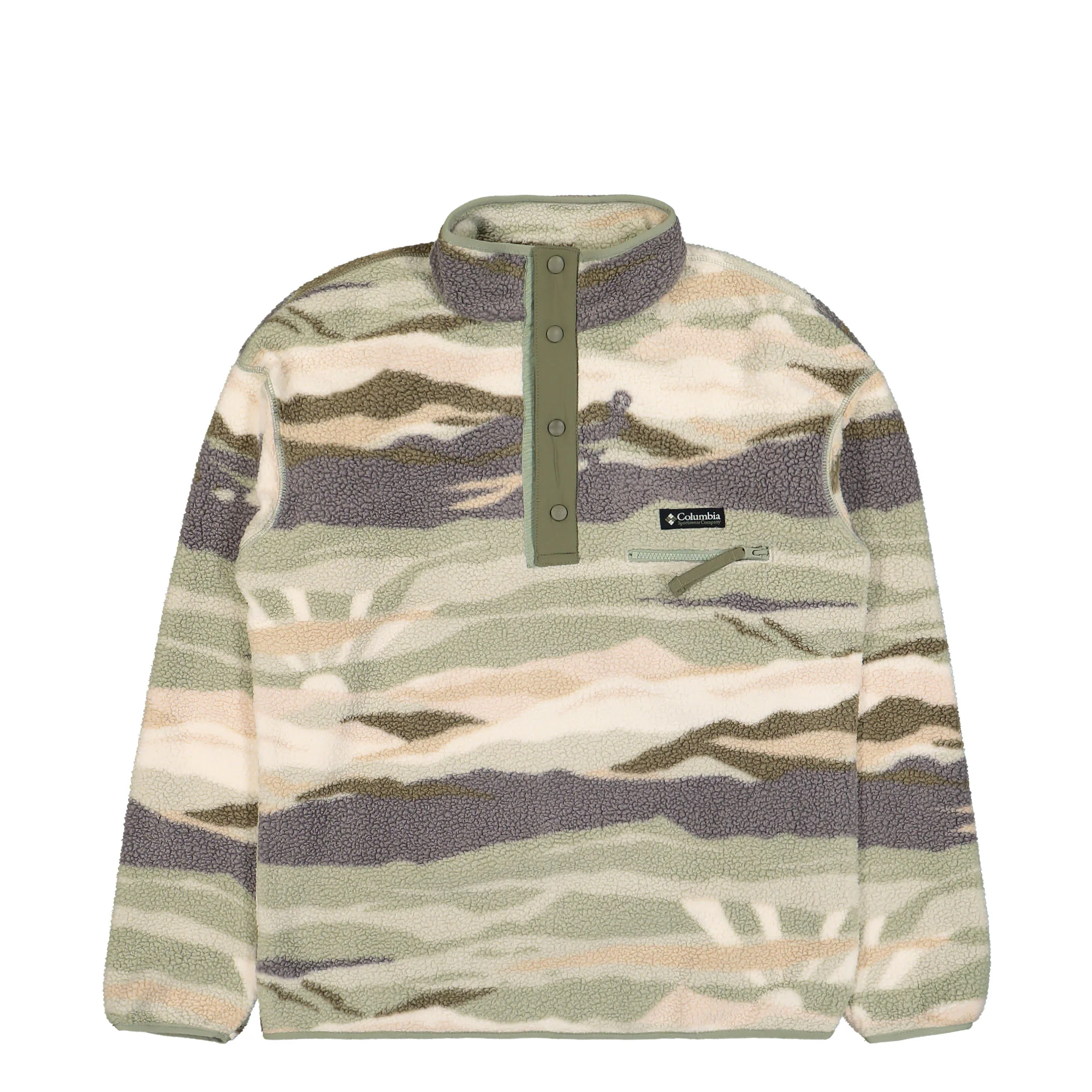 Helvetia II Printed Half Snap Fleece