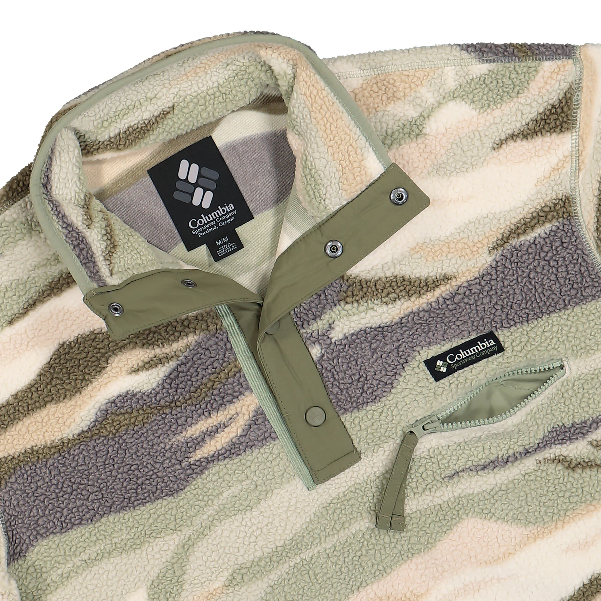 Helvetia II Printed Half Snap Fleece - Image 3