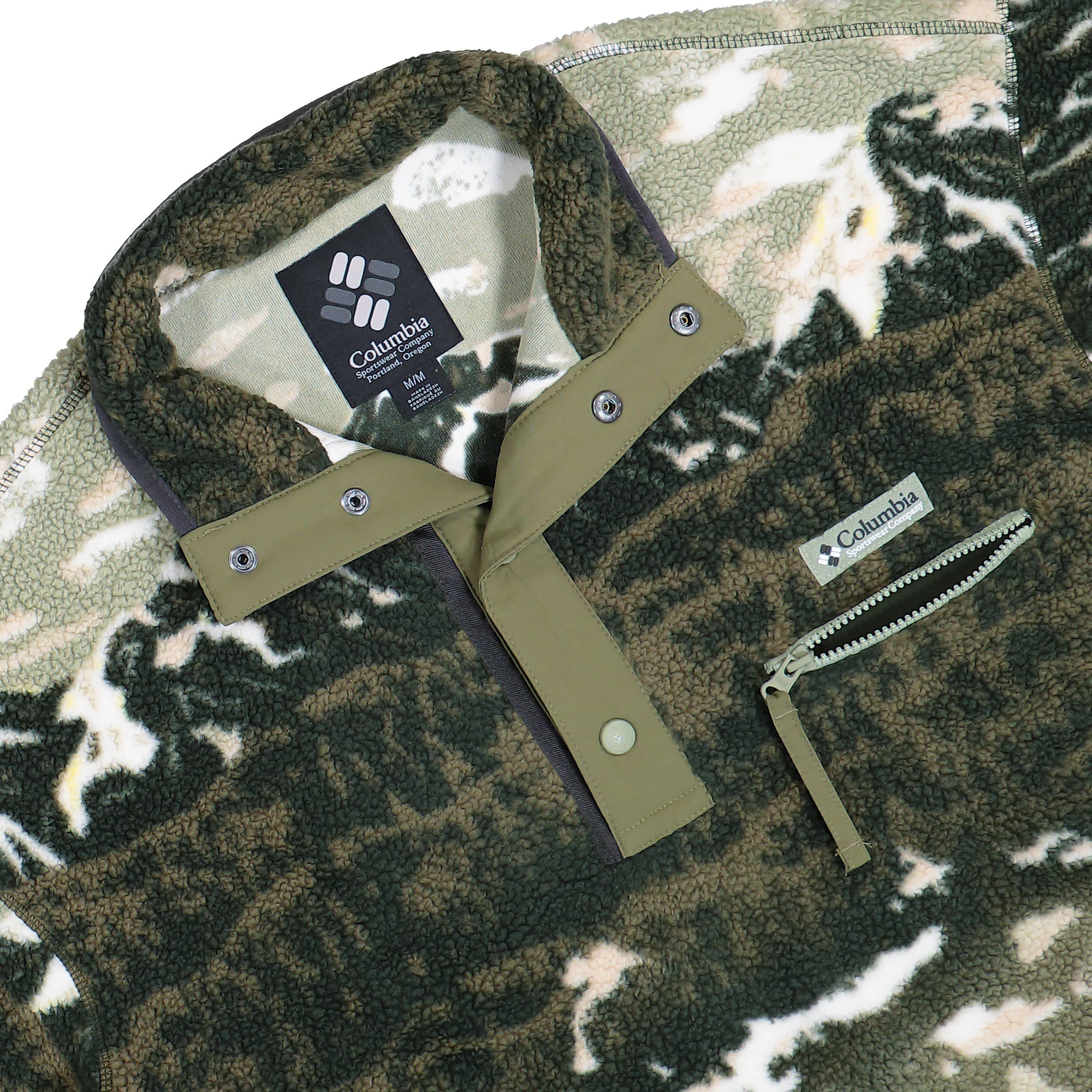 Helvetia II Printed Half Snap Fleece - Image 3