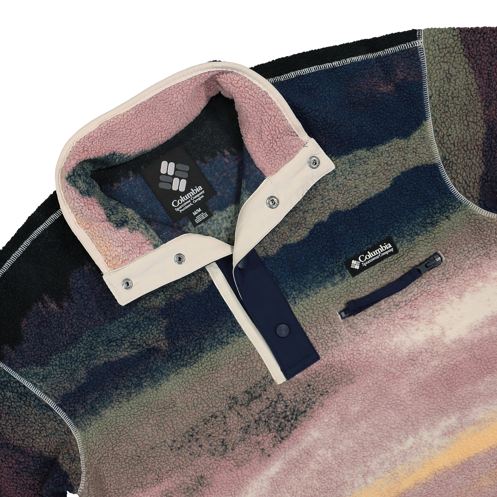 Helvetia II Printed Half Snap Fleece - Image 3