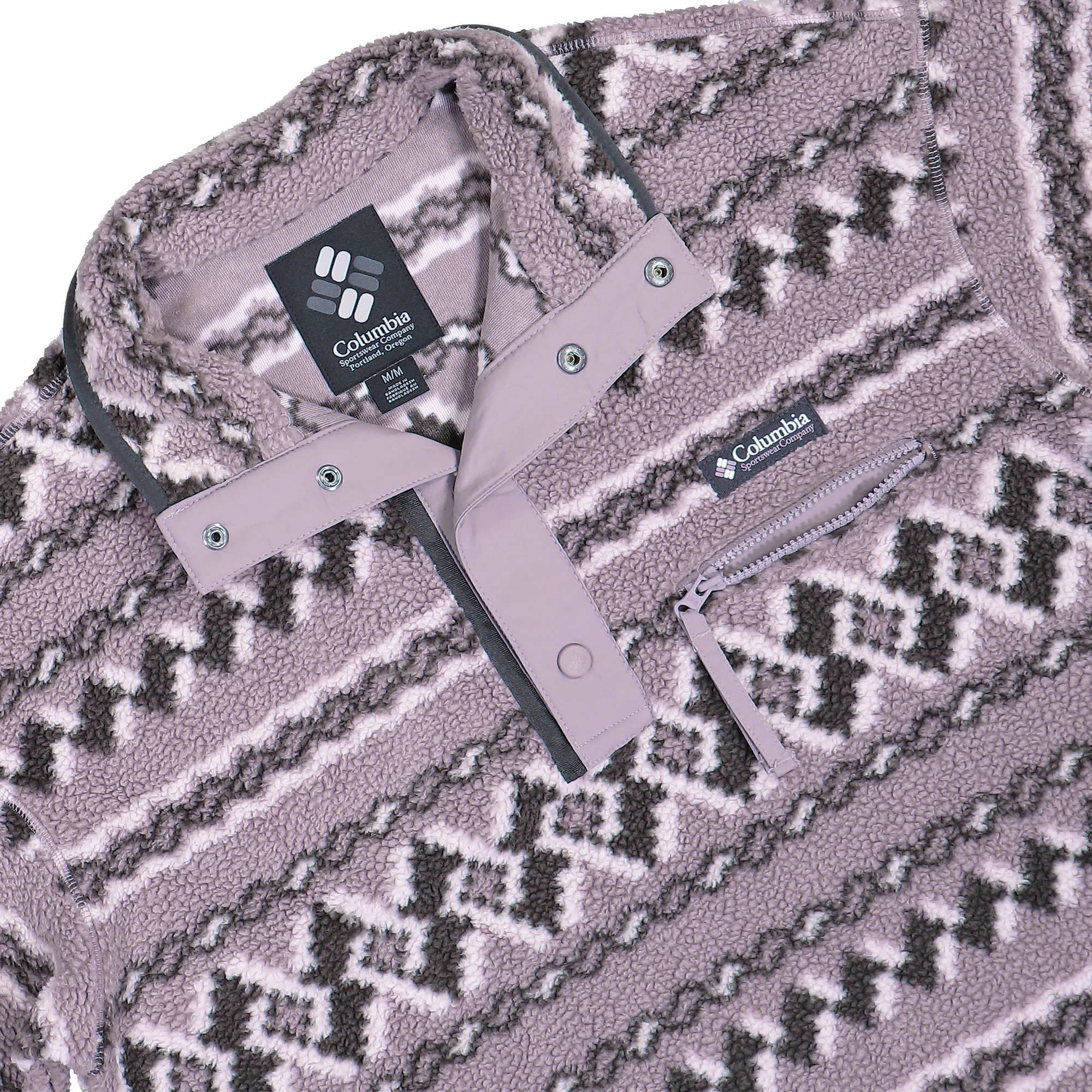 Helvetia II Printed Half Snap Fleece - Image 3