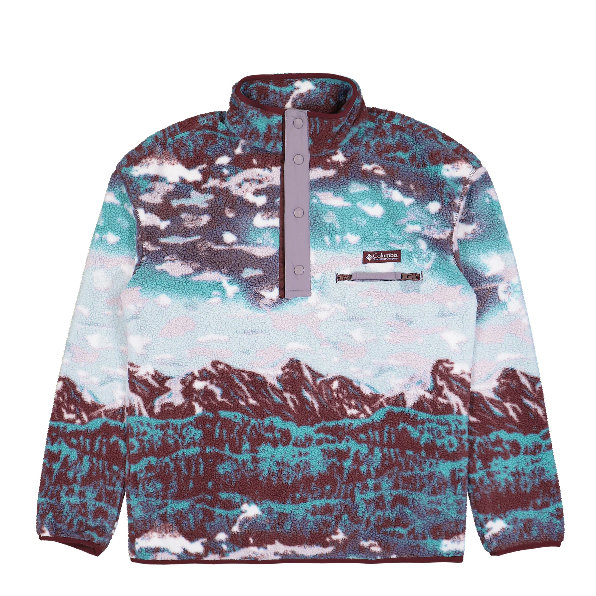 Helvetia II Printed Half Snap Fleece