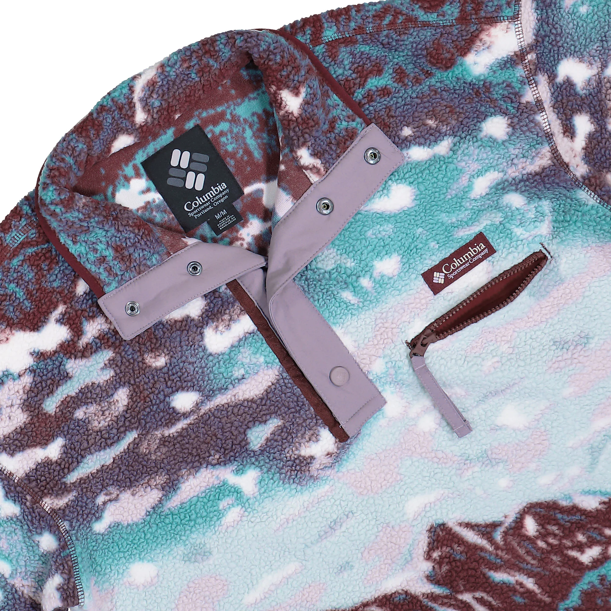 Helvetia II Printed Half Snap Fleece - Image 3