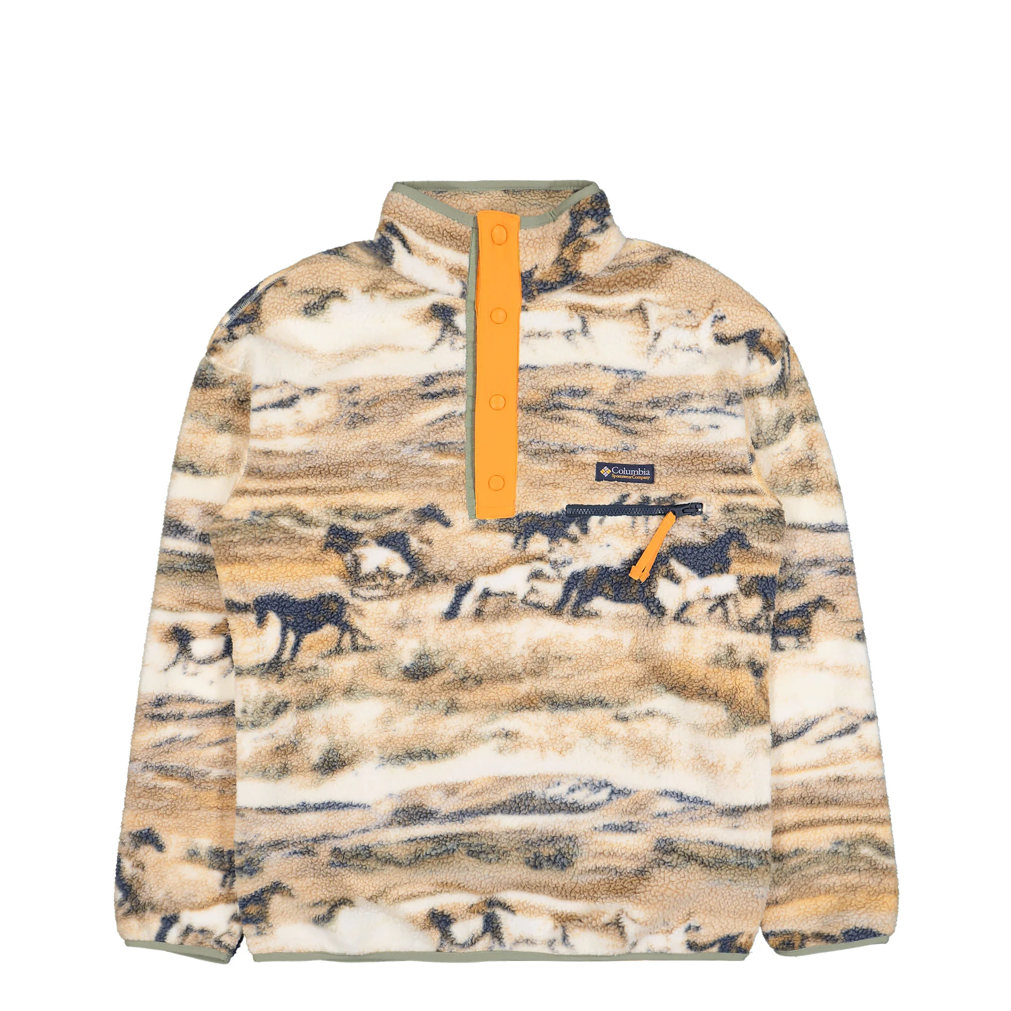Helvetia II Printed Half Snap Fleece