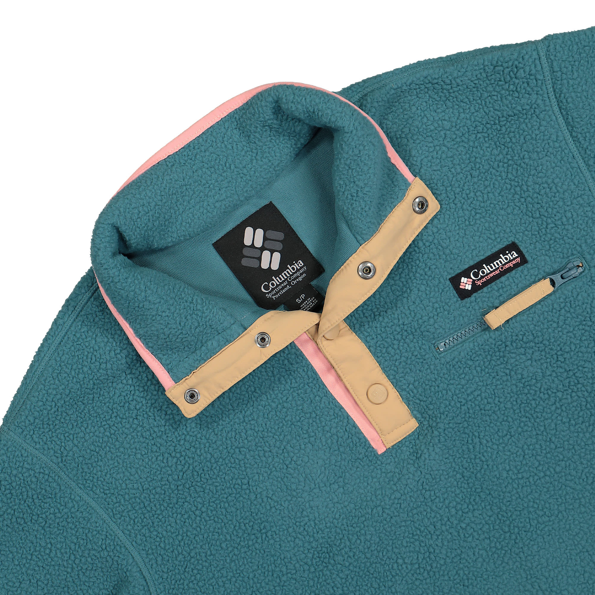 W Helvetia Cropped Half Snap Fleece - Image 3
