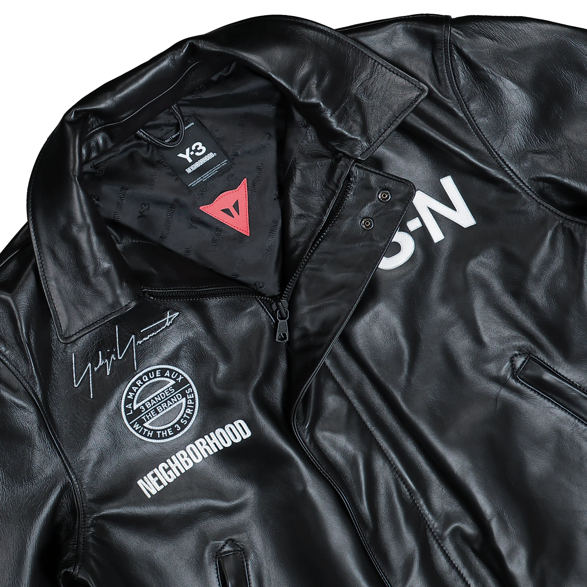Leather Bomber Jacket - Image 3