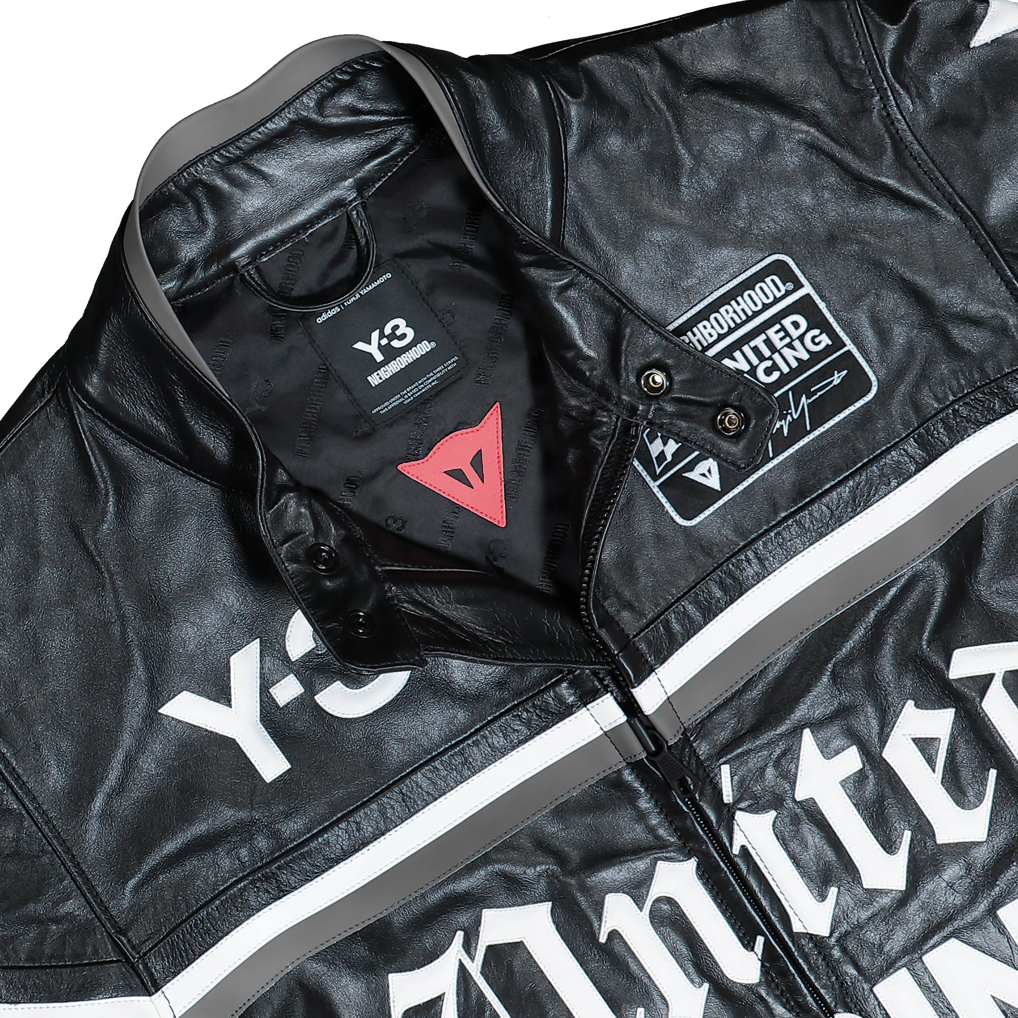 Leather Racer Jacket - Image 3