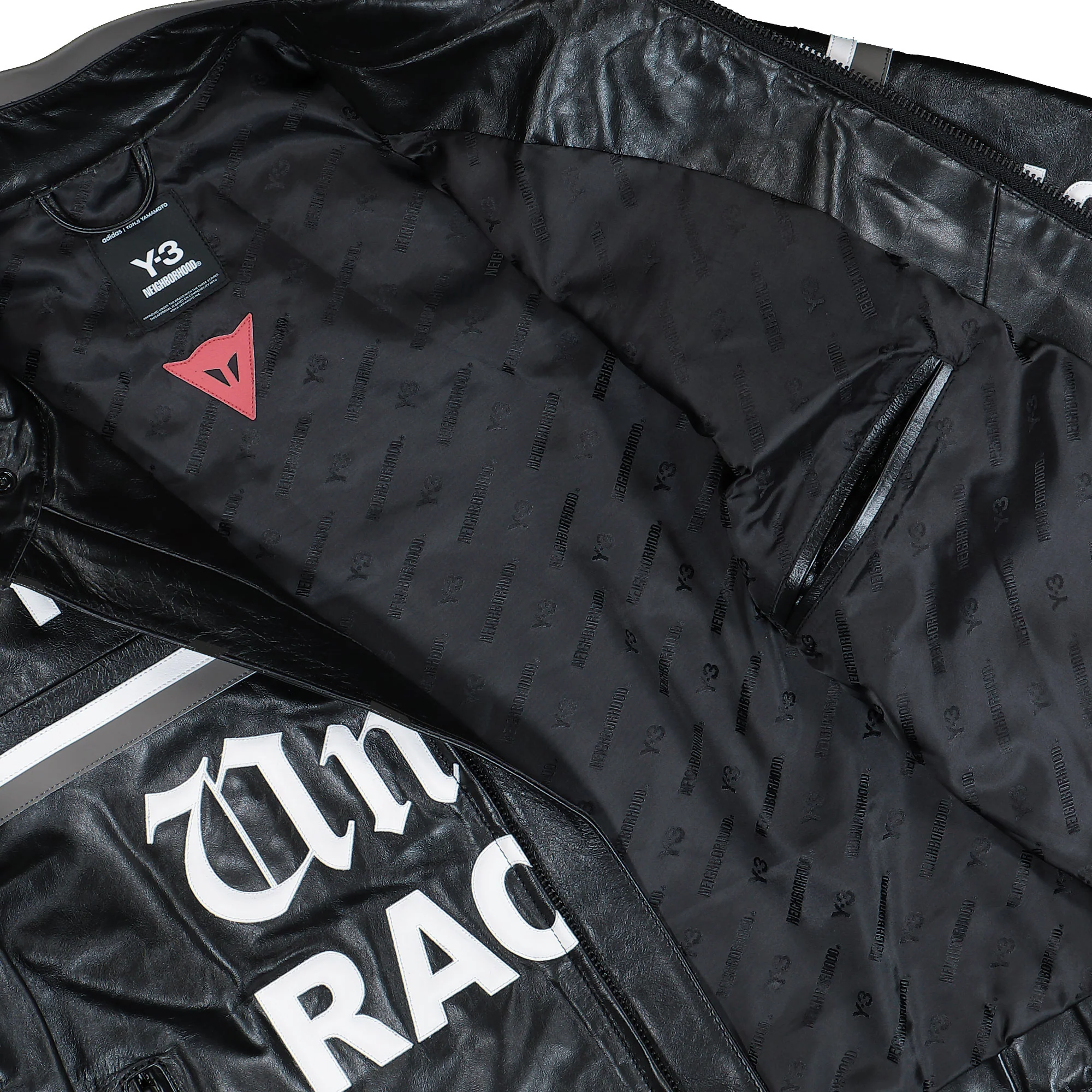 Leather Racer Jacket - Image 5
