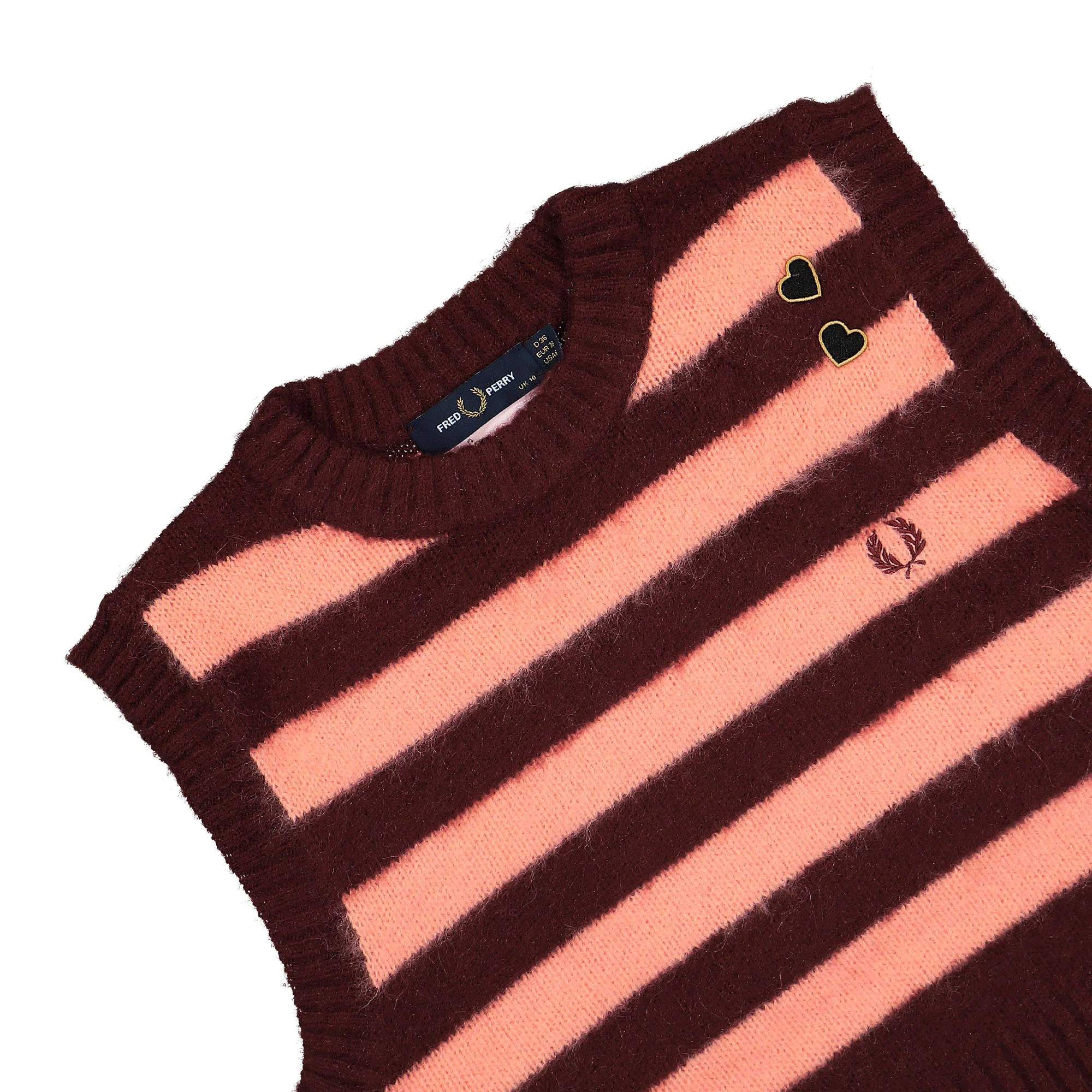 Amy Winehouse Foundation x Fred Perry Striped Knitted Tank - Image 3