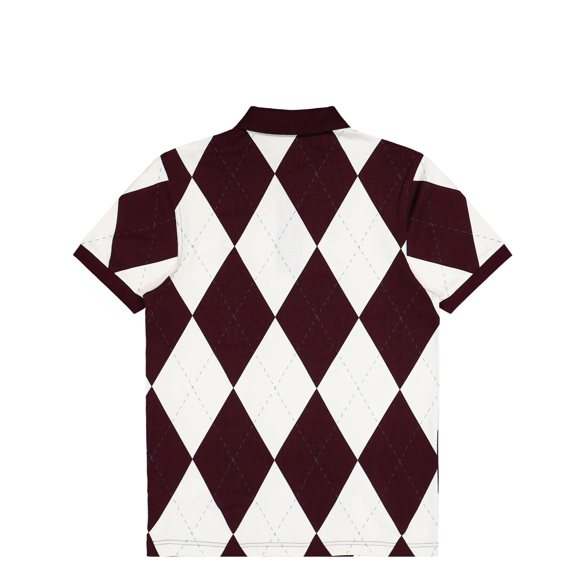 Argyle Print Polo Shirt - Image 2