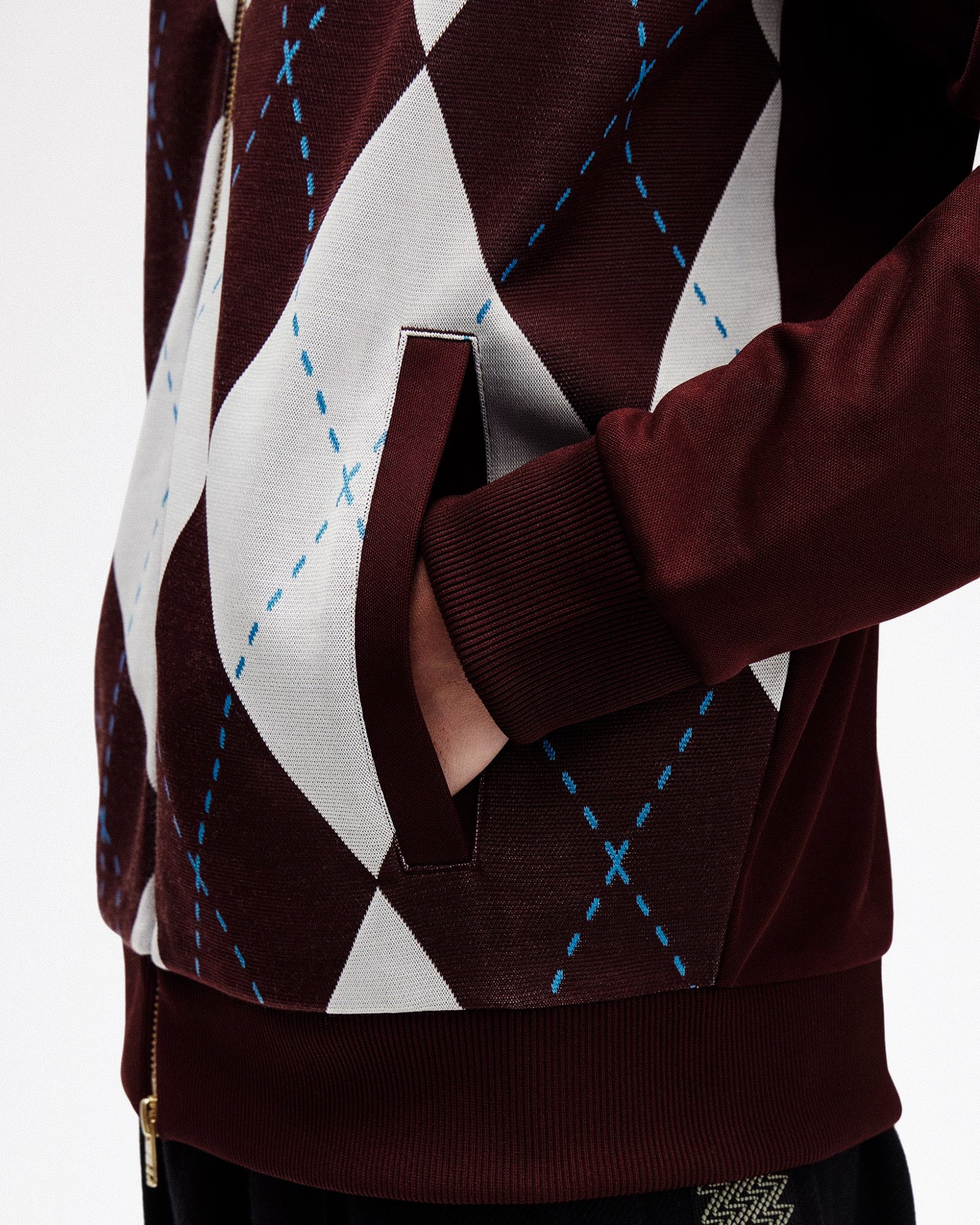 Argyle Track Jacket - Image 5