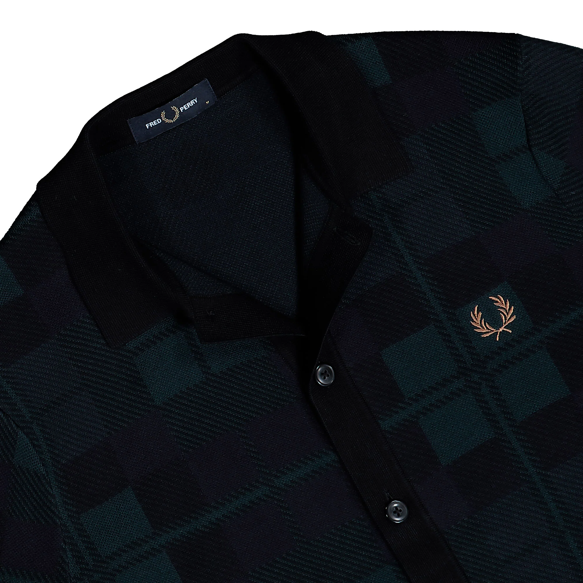 Black Watch Tartan Knit Shirt - Image 6