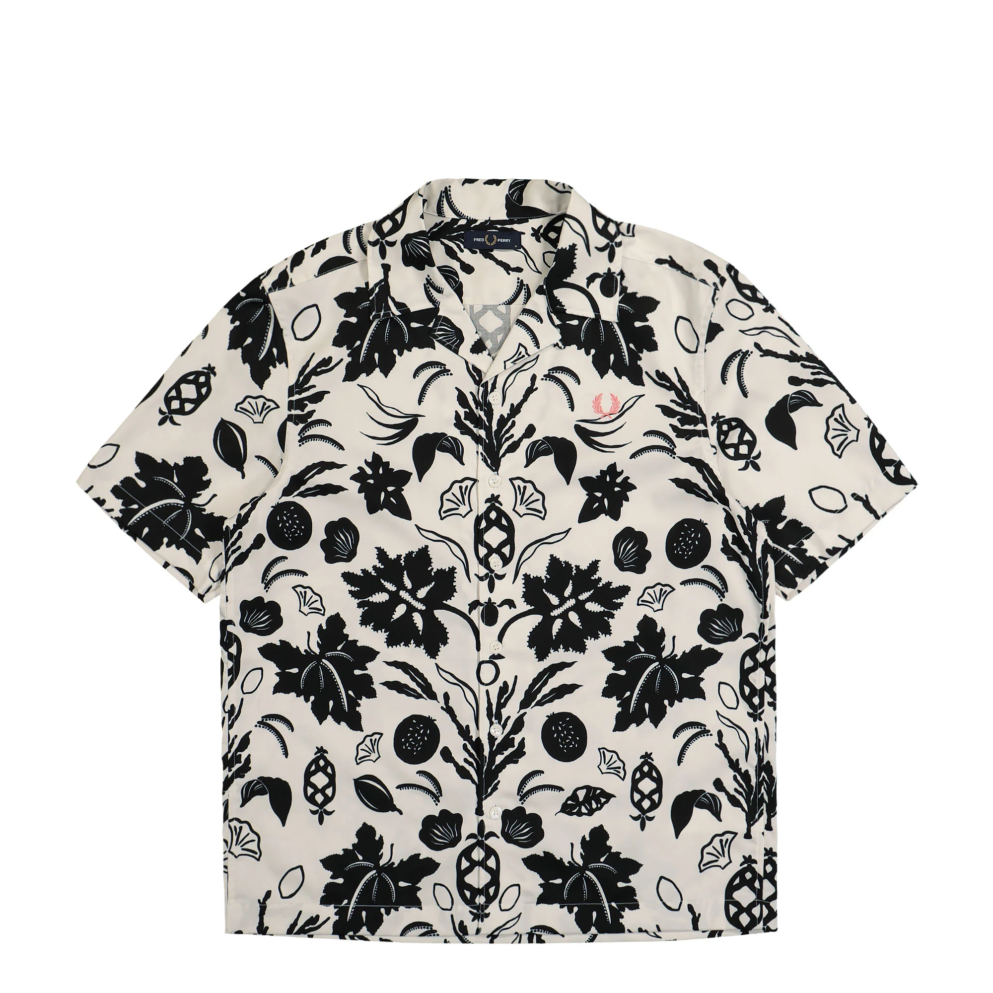 Botanical Print Revere Collar