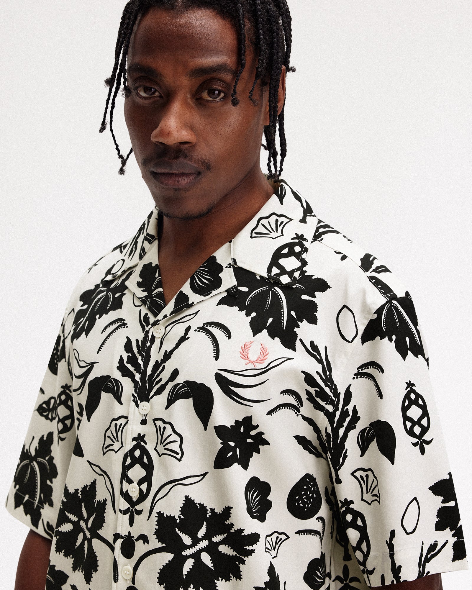 Botanical Print Revere Collar - Image 4