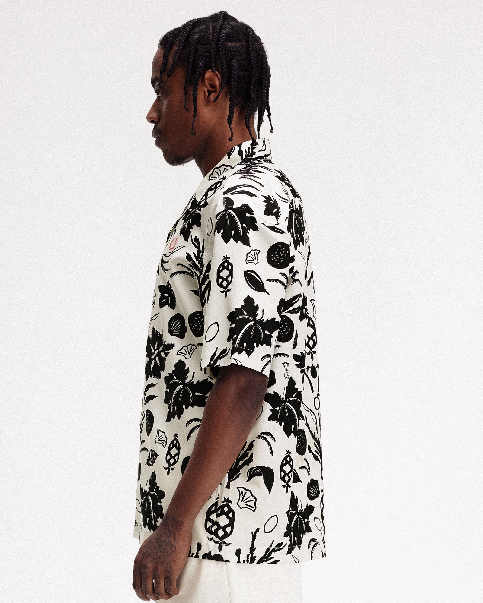 Botanical Print Revere Collar - Image 5
