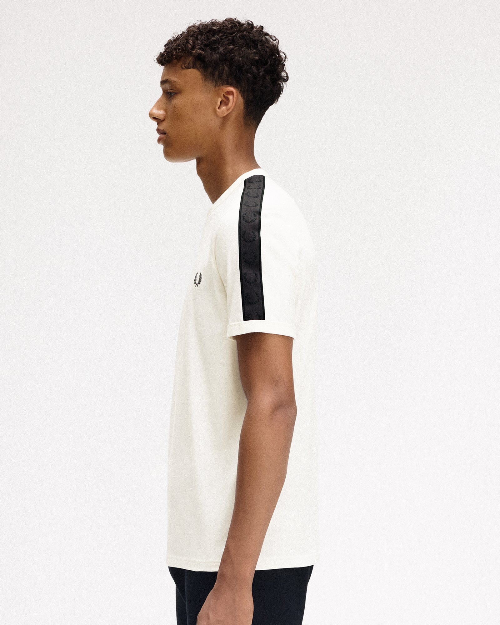 Contrast Tape Ringer T-Shirt - Image 4