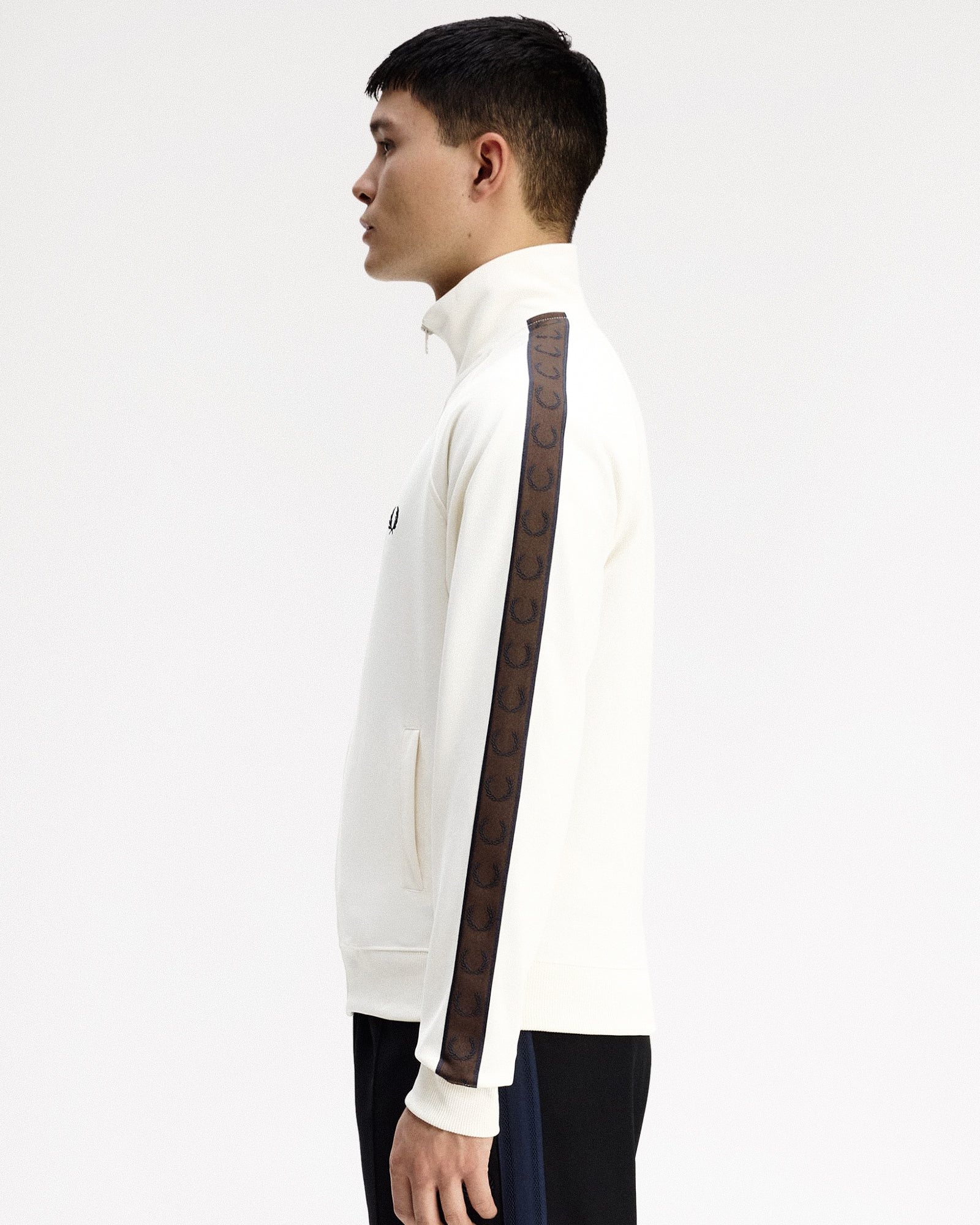 Contrast Tape Track Jacket - Image 4