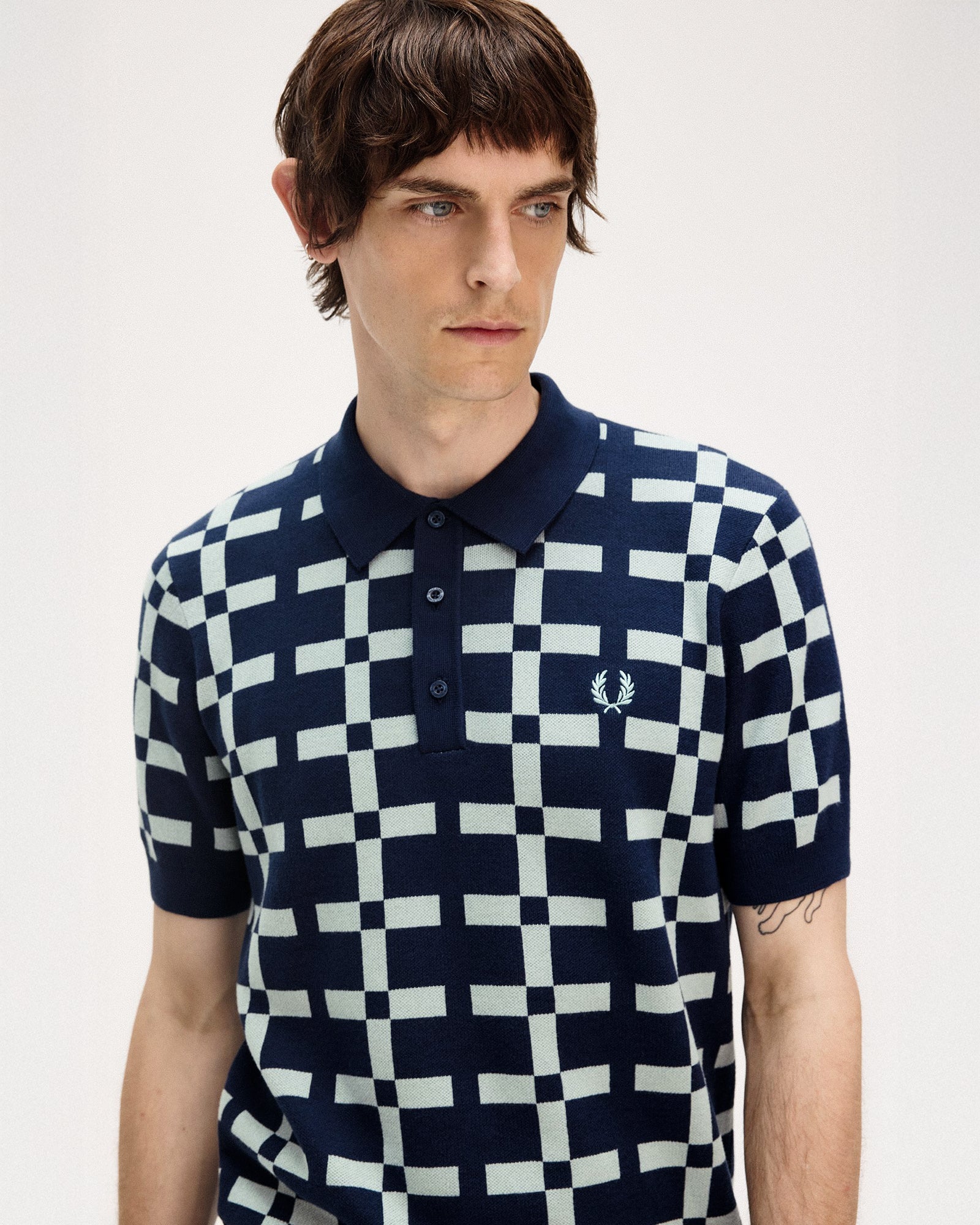 Geometric Jacquard Knit Shirt - Image 3