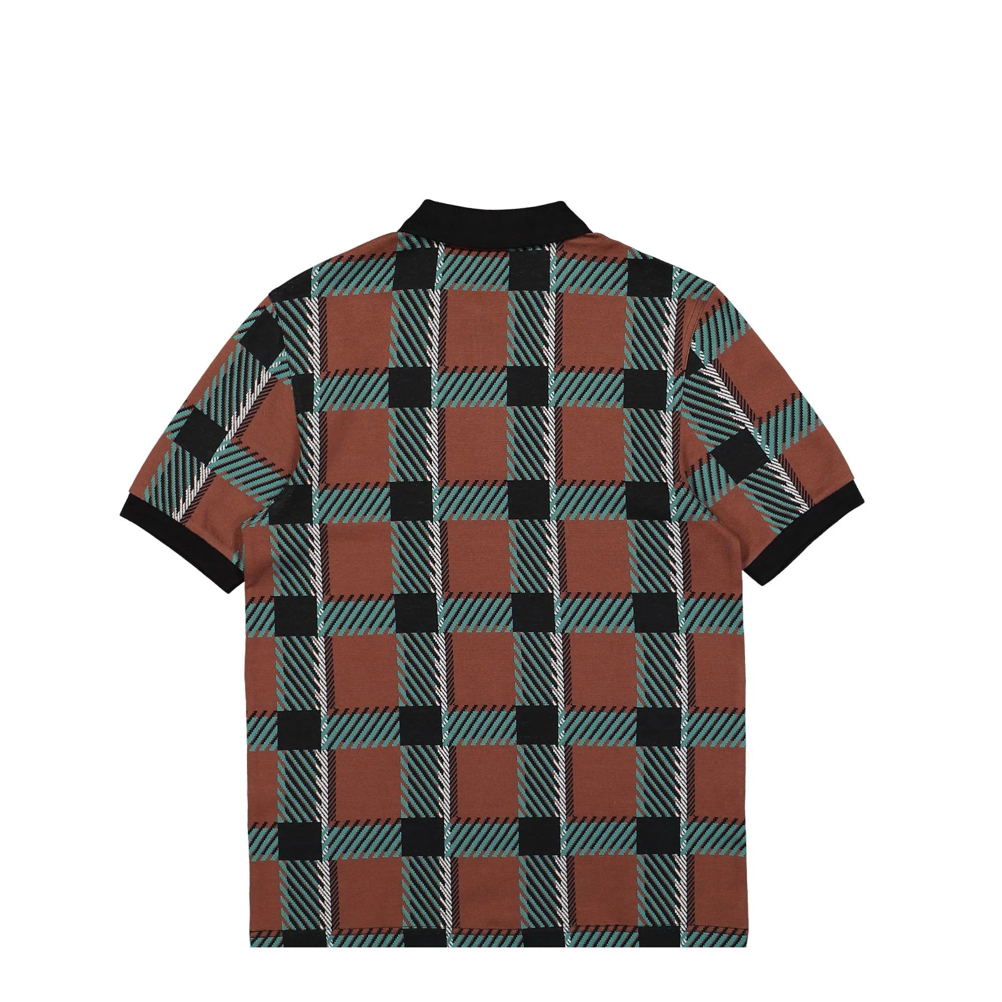 Glitch Tartan Polo Shirt - Image 2