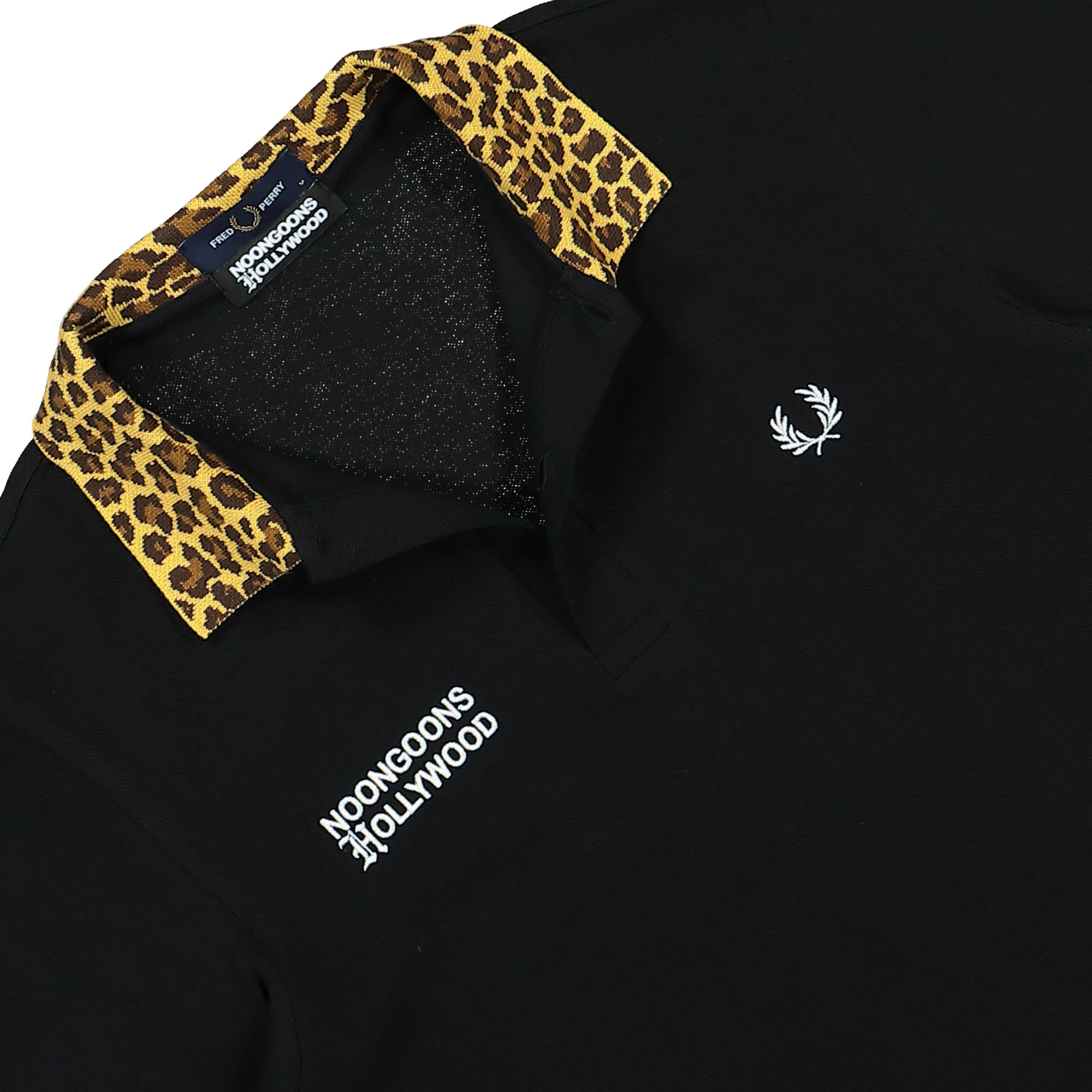 Noongoons X Fred Perry Leopard Print Polo - Image 3