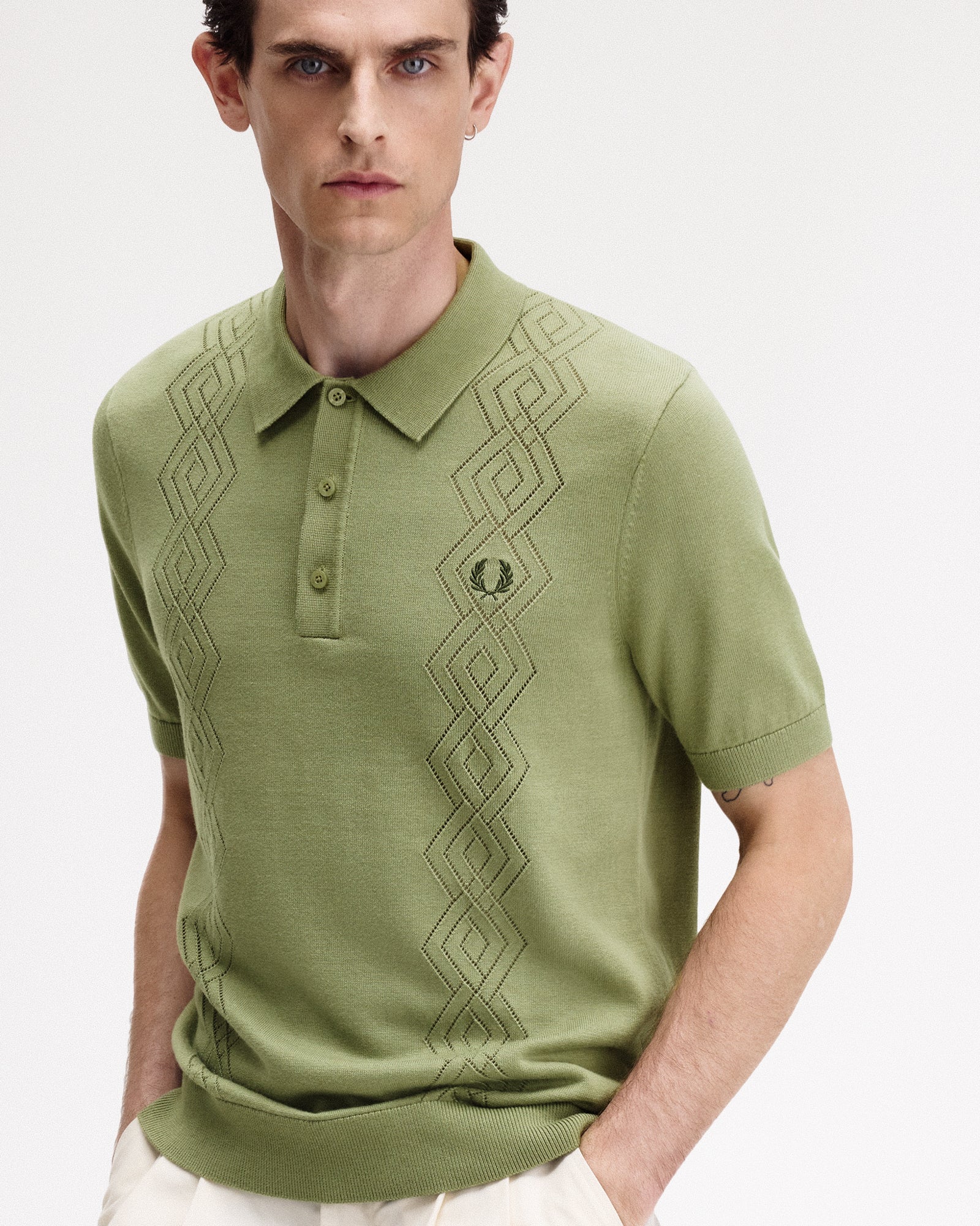 Pointelle Knitted Shirt - Image 3