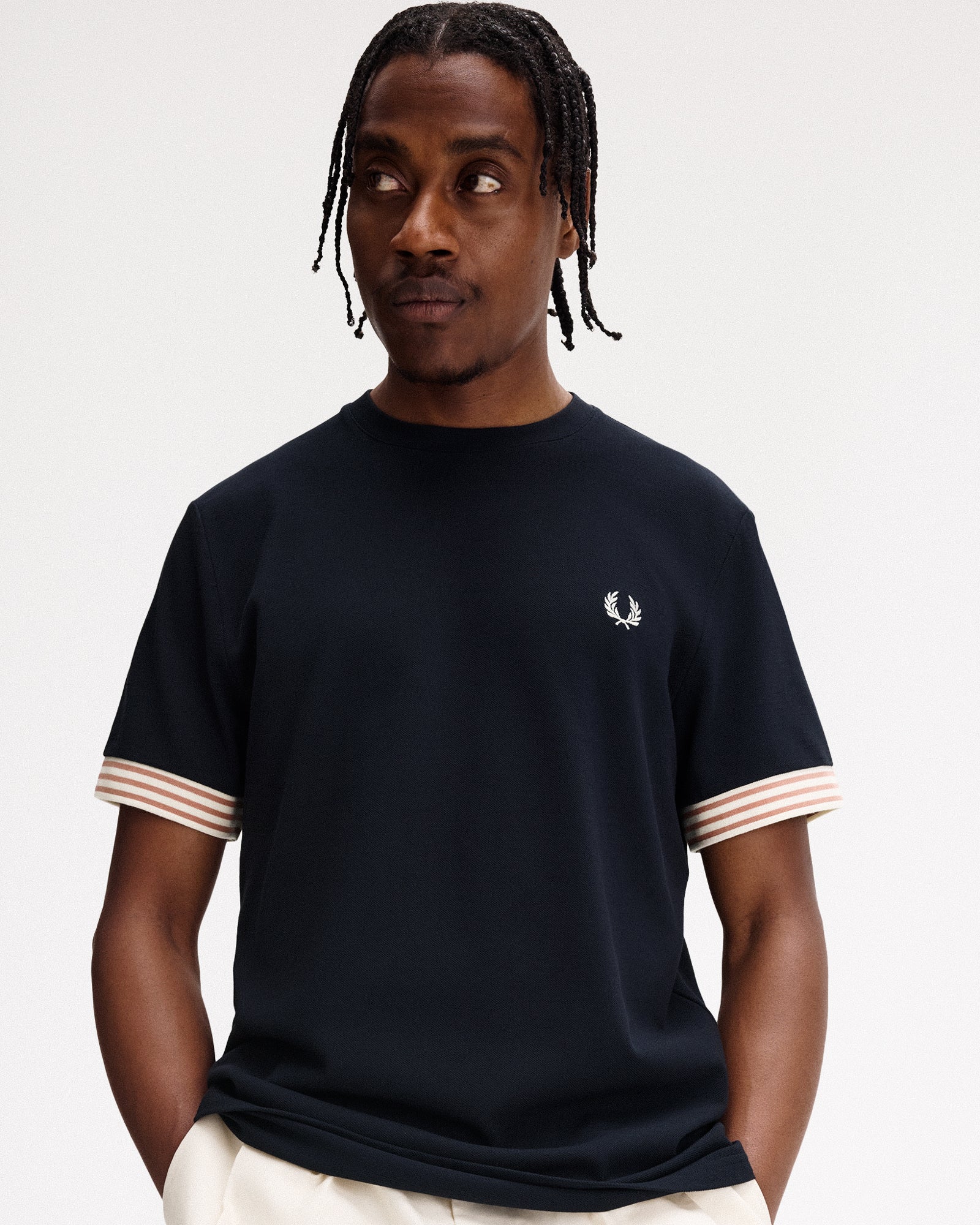 Striped Cuff T-Shirt - Image 3