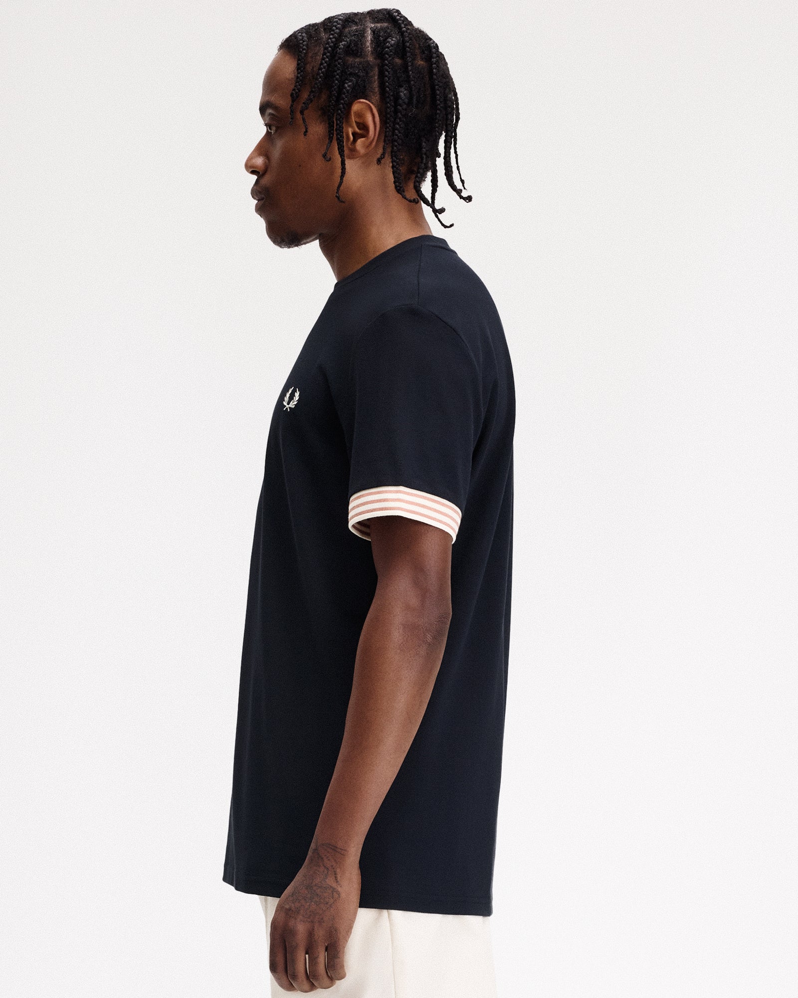 Striped Cuff T-Shirt - Image 4