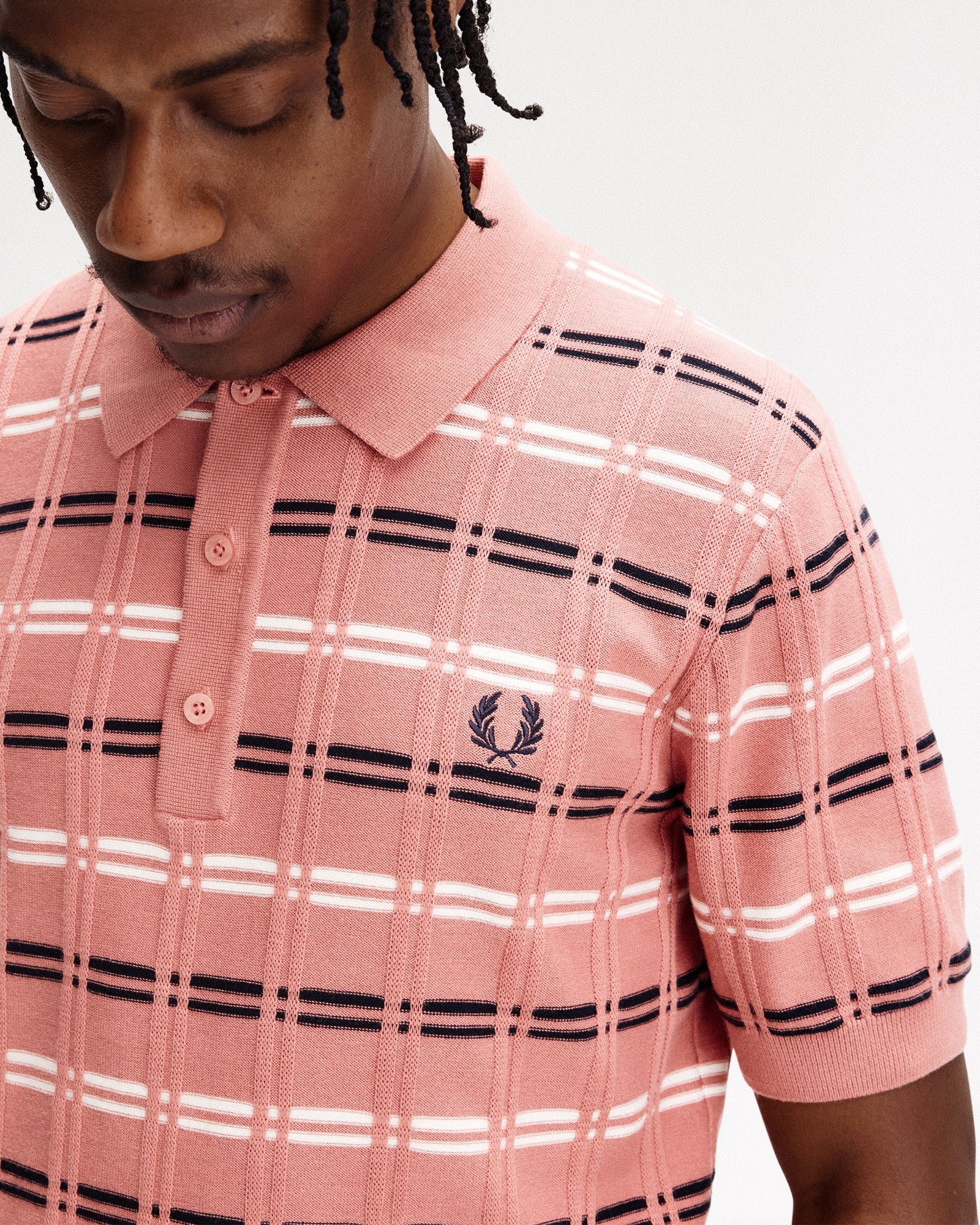 Striped Rib Knitted Shirt - Image 5