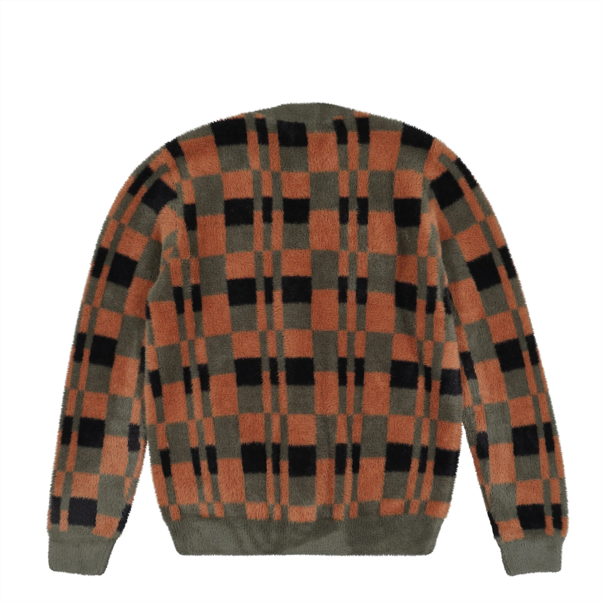 Textured Chequerboard Cardigan - Image 2