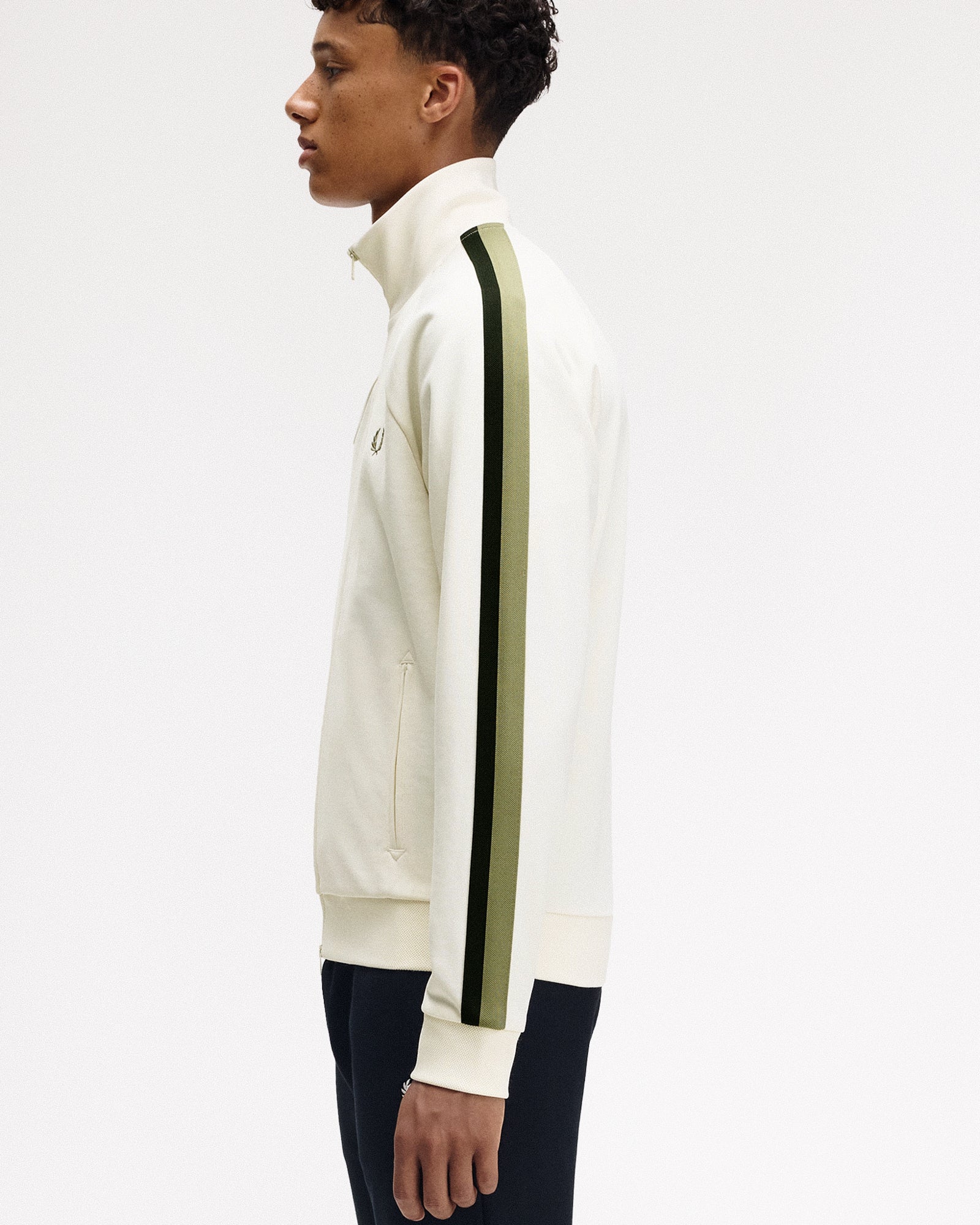 Two Colour Tape Track Jacket - Image 4