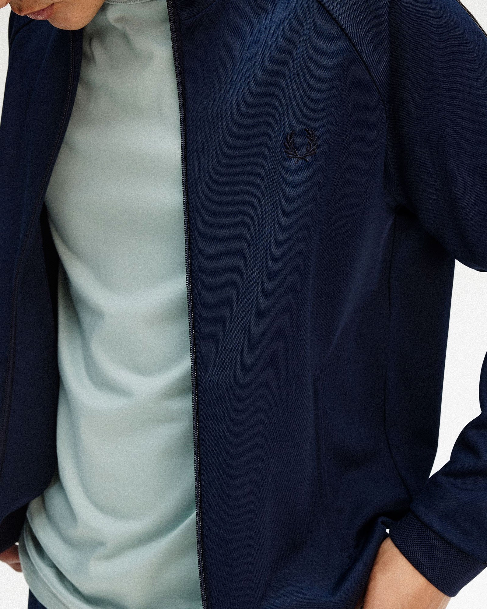 Two Colour Tape Track Jacket - Image 5
