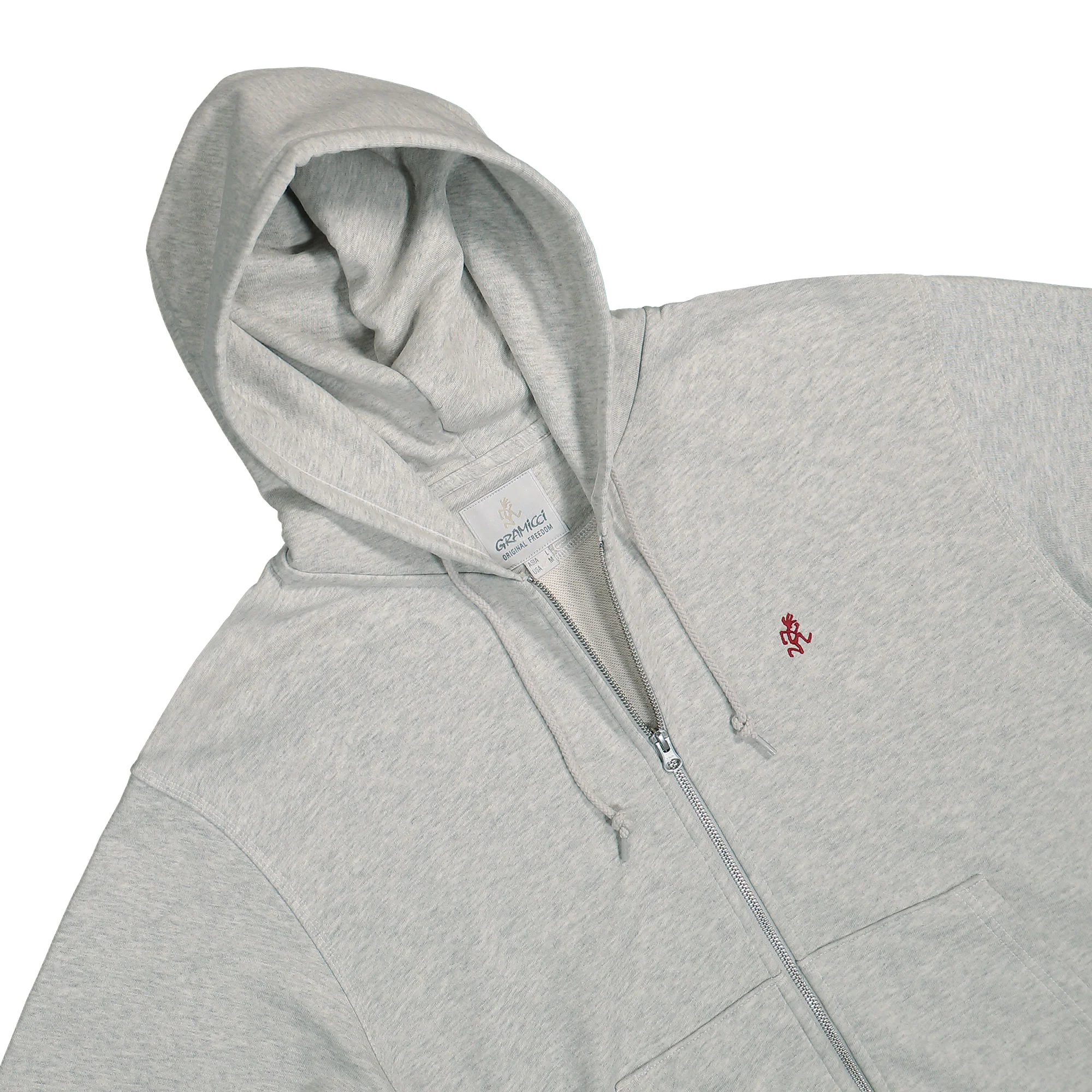 One Point Zip Hooded Sweatshirt - Image 5