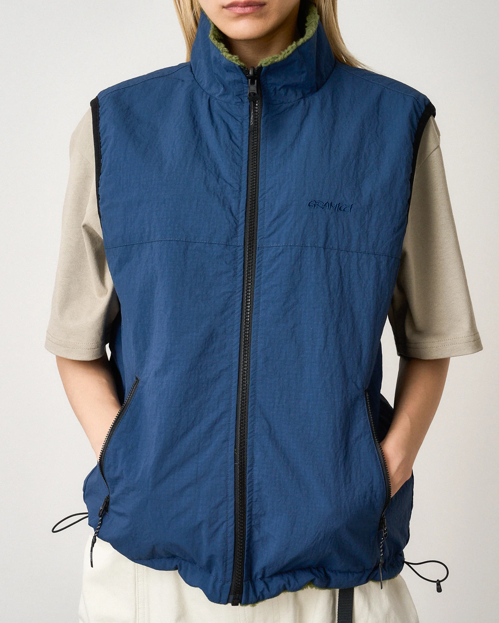 Reversible Sherpa Vest - Image 4