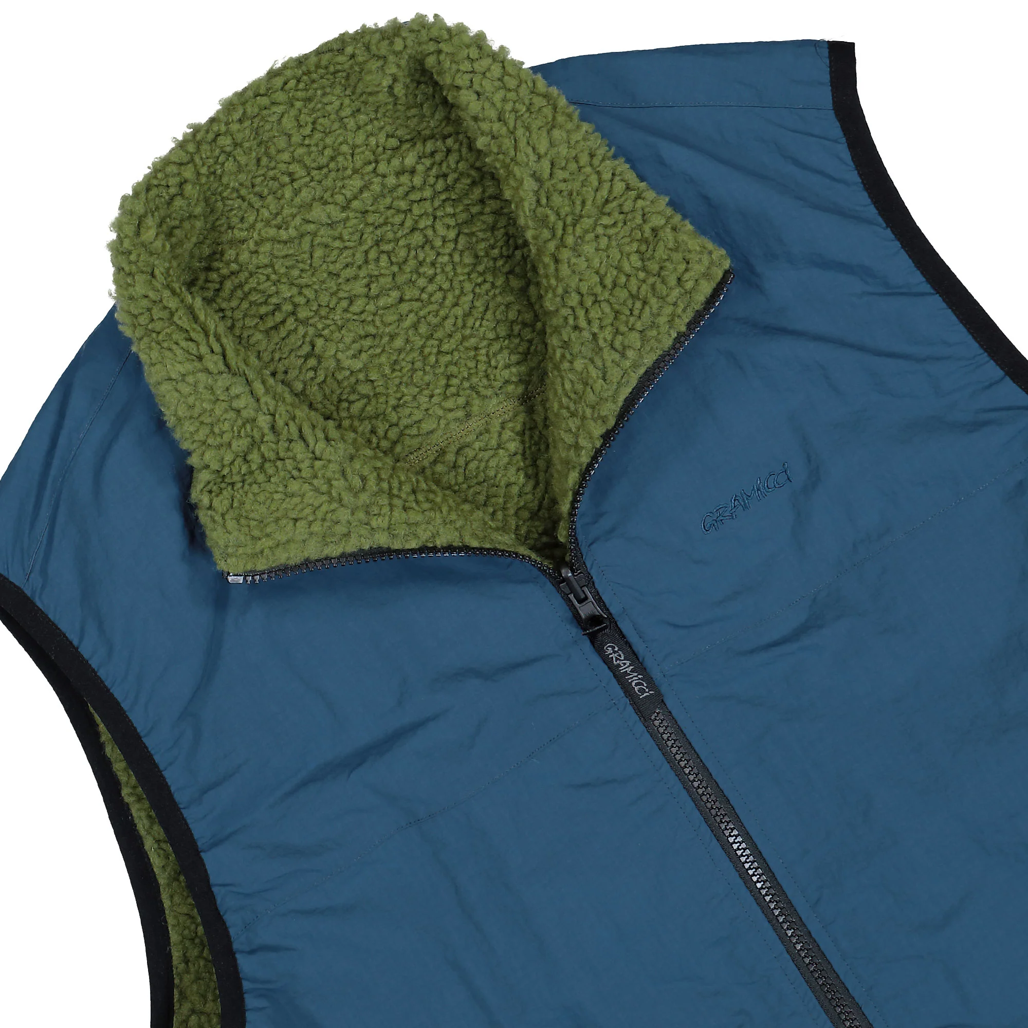 Reversible Sherpa Vest - Image 5
