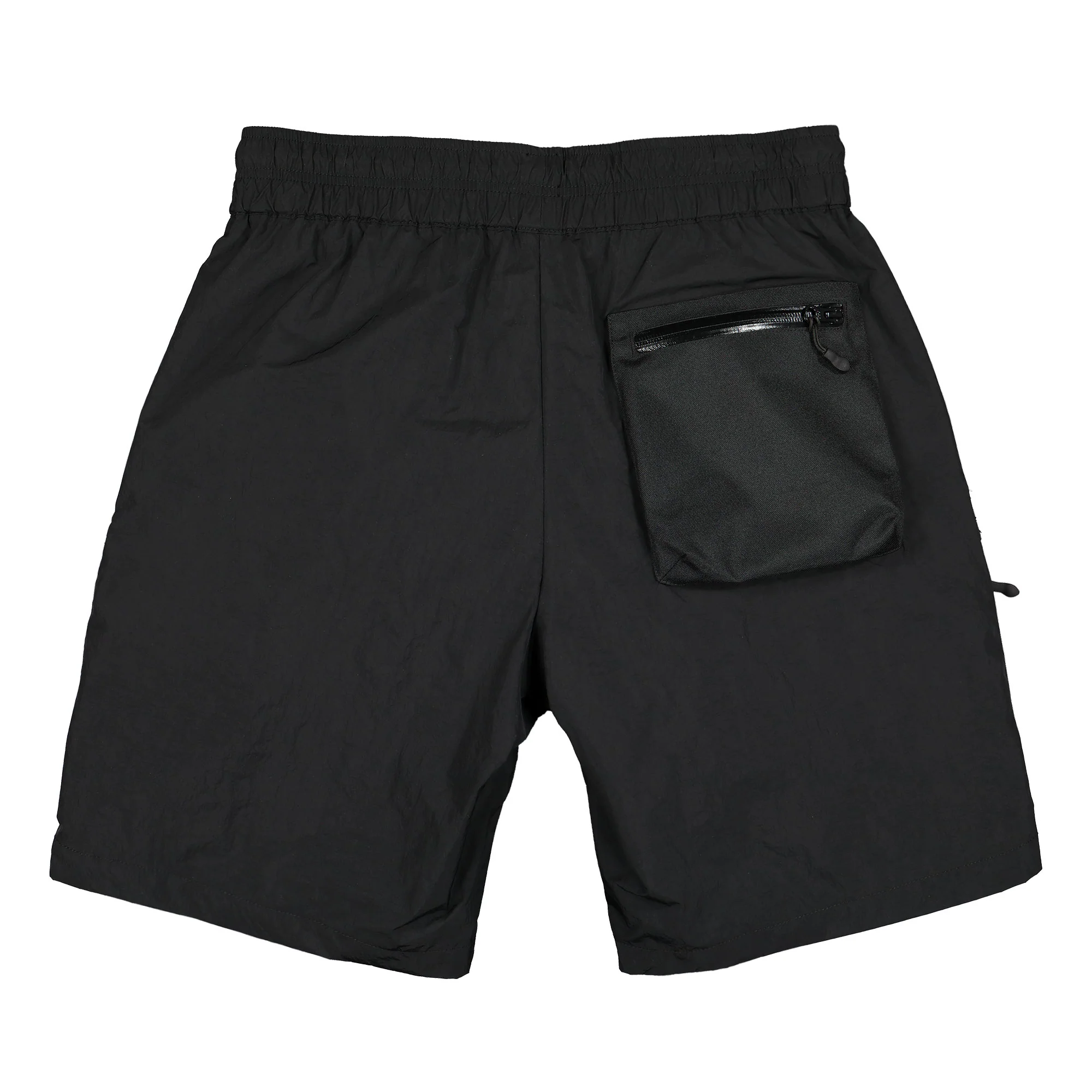 high shrunk nylon cargo shorts - Image 2