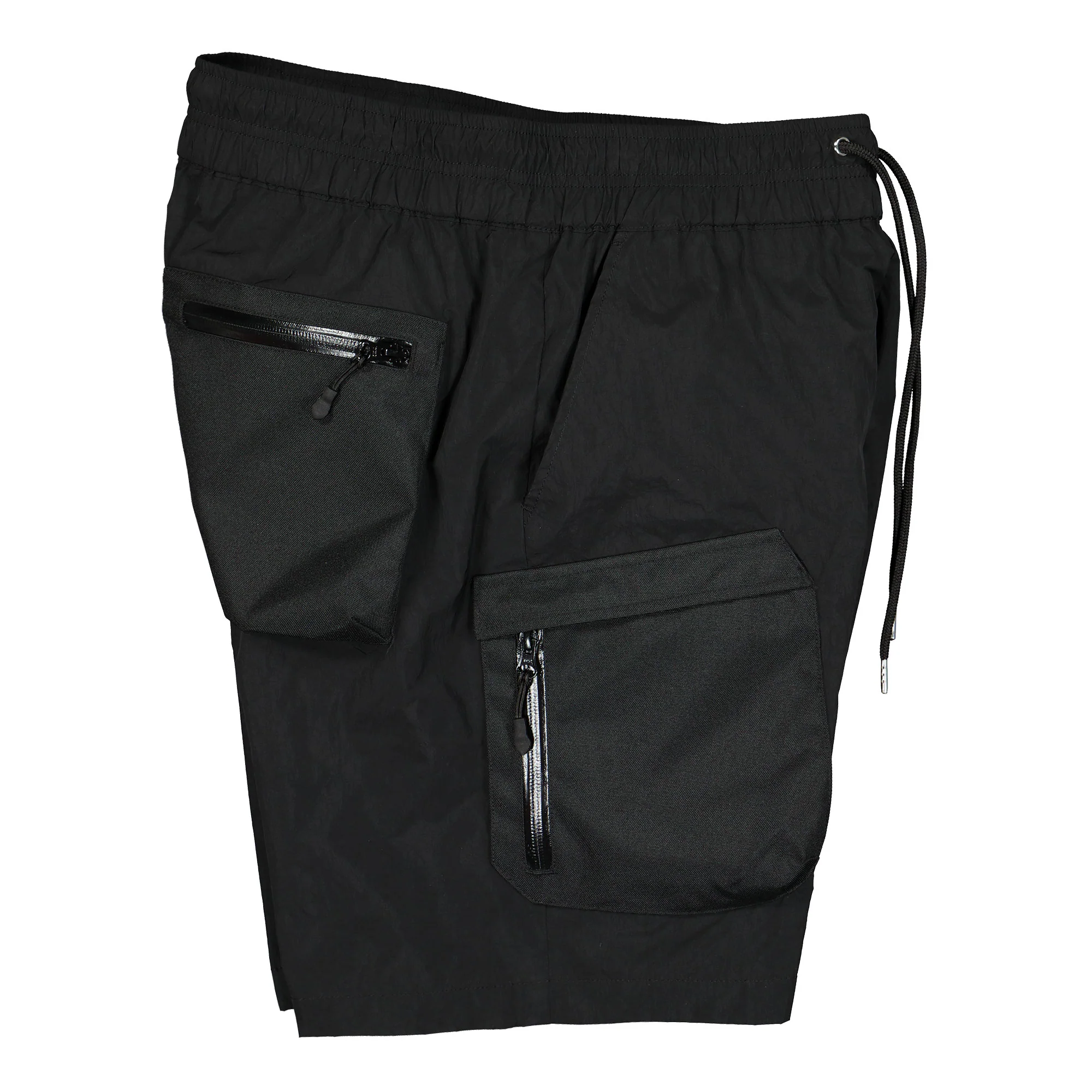 high shrunk nylon cargo shorts - Image 3