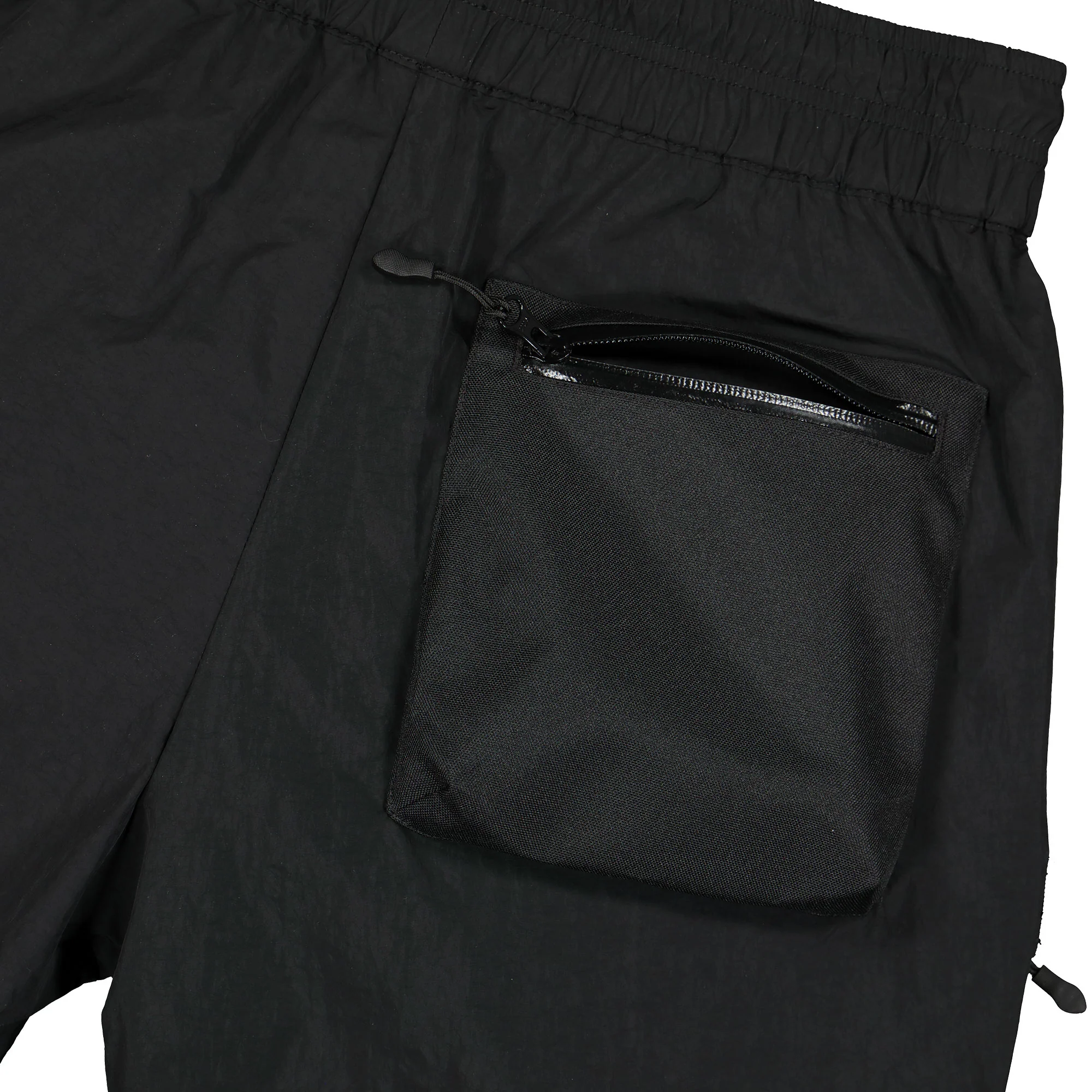 high shrunk nylon cargo shorts - Image 5