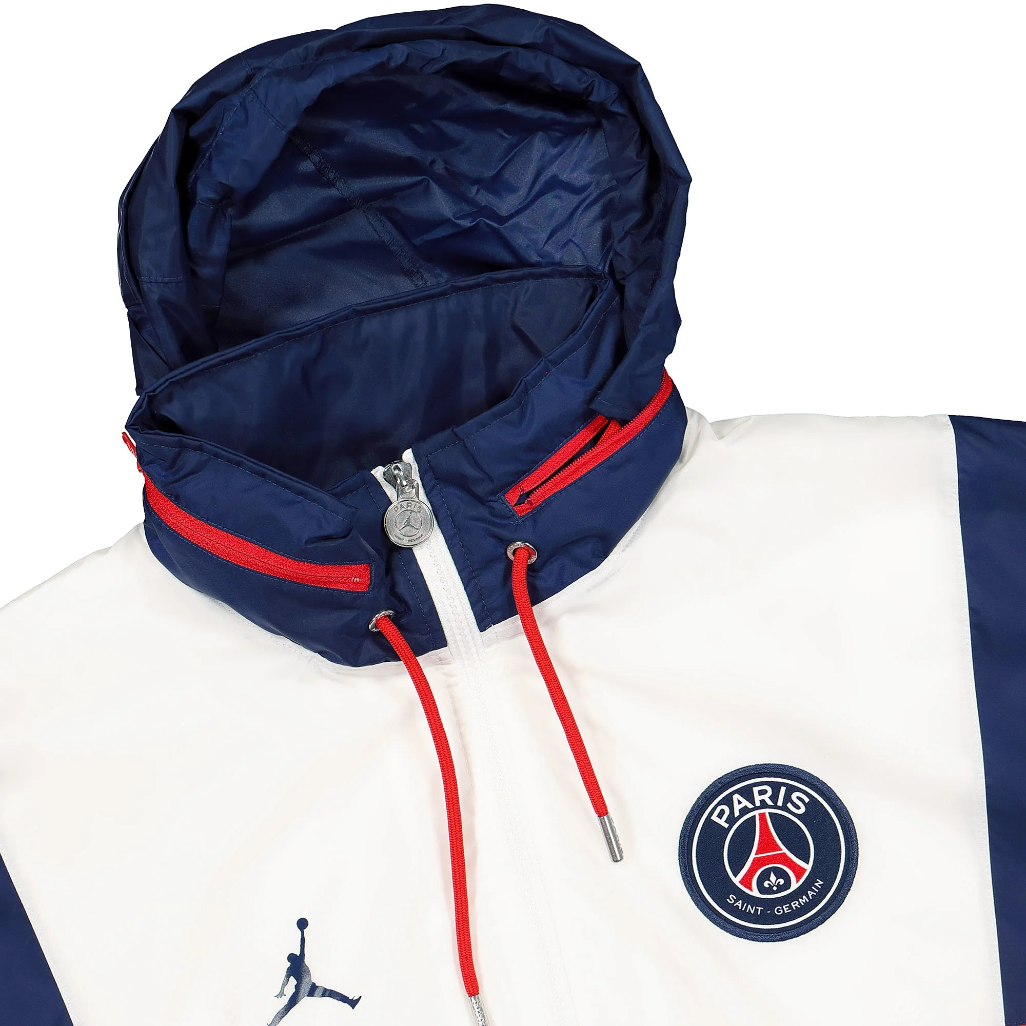 Paris Saint Germain x Air Jordan Nylon Hooded Jacket - Image 3