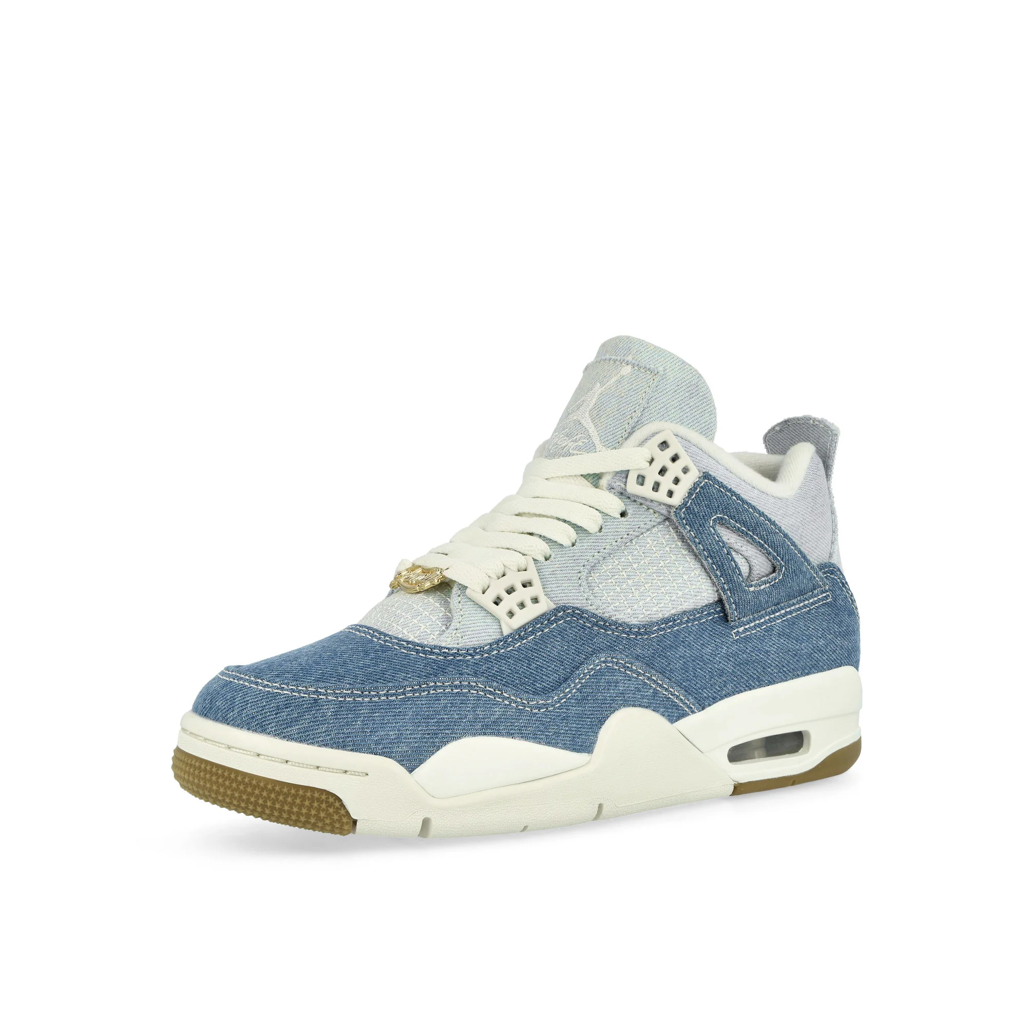 Wmns Air Jordan 4 Retro TEX Denim Worn Blue - Image 4