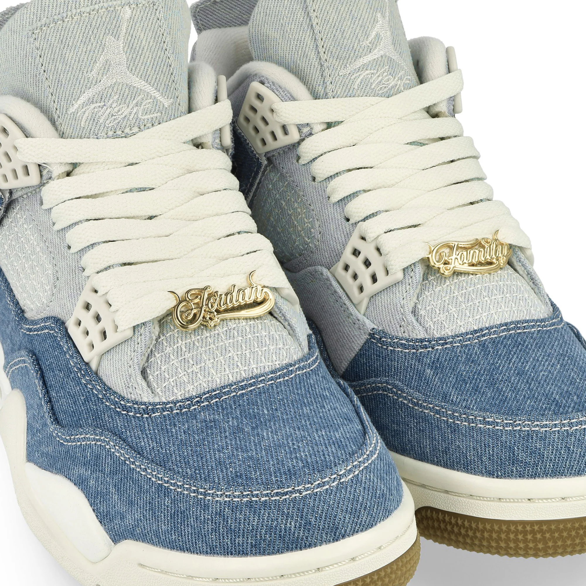 Wmns Air Jordan 4 Retro TEX Denim Worn Blue - Image 5