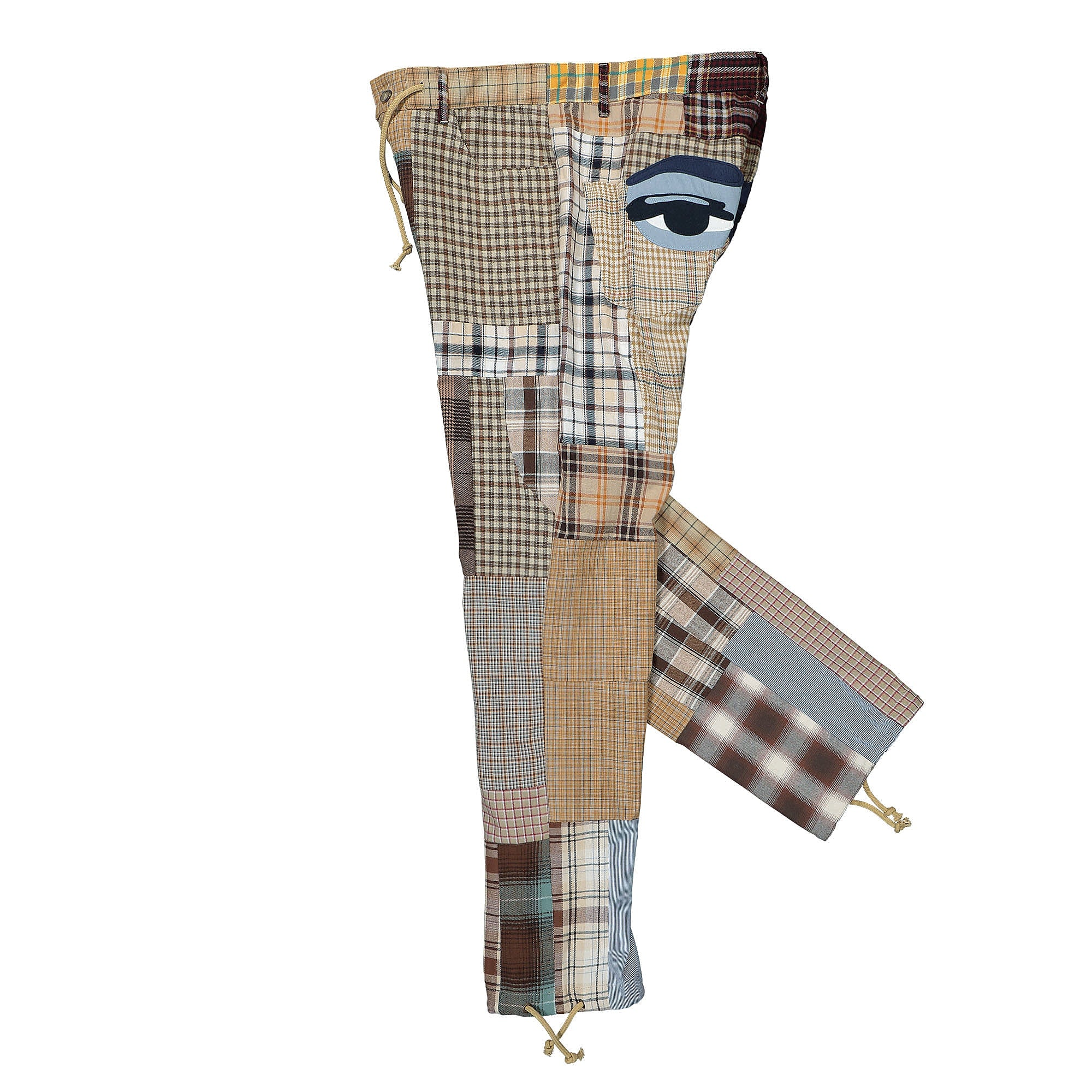 Checked Cotton Trouser - Image 3