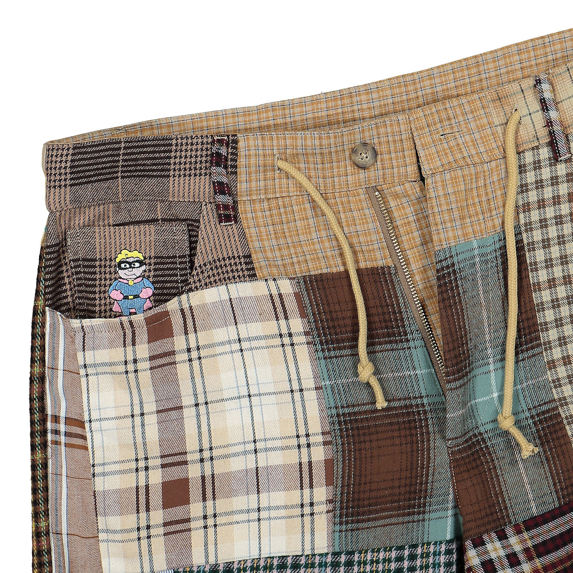 Checked Cotton Trouser - Image 4